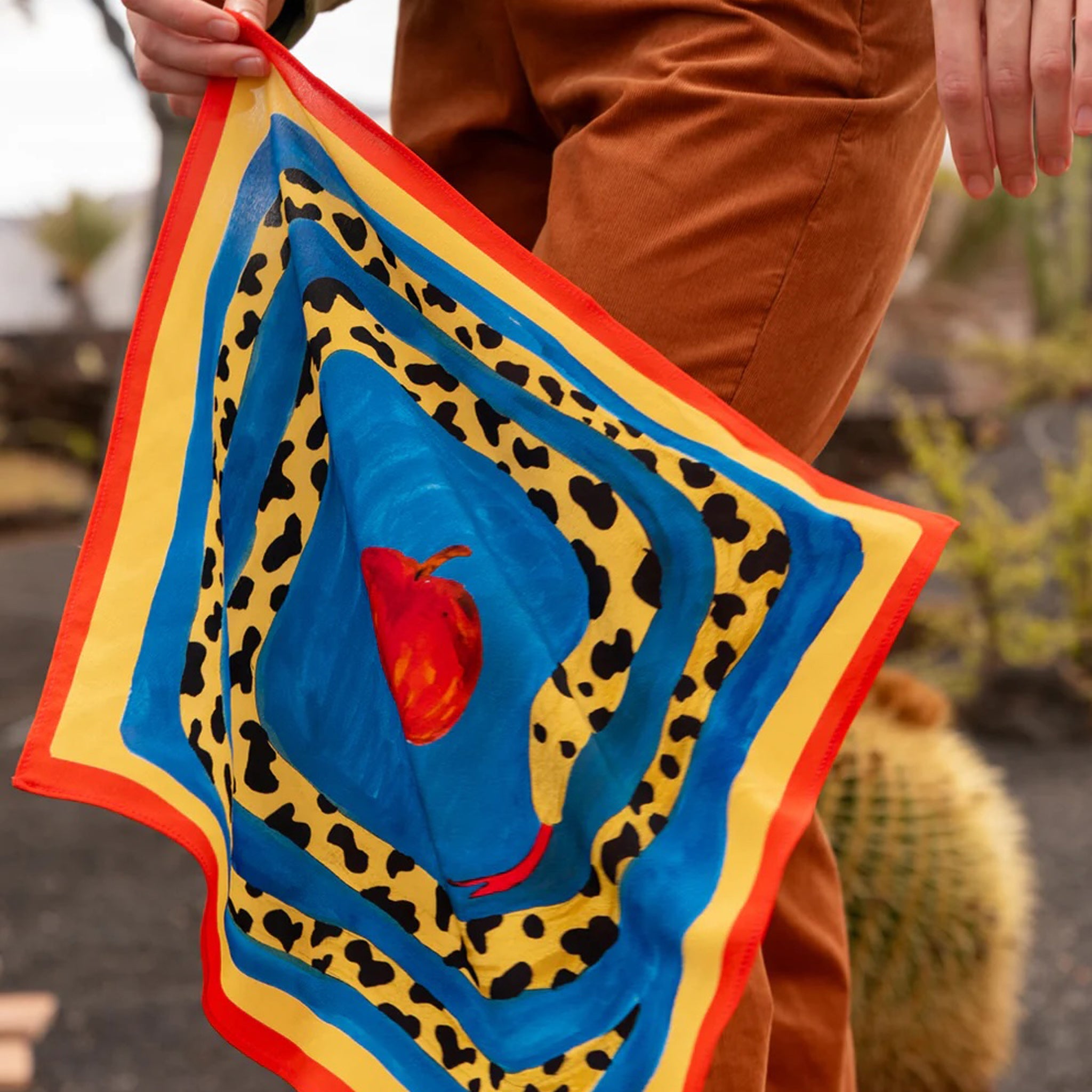 Adult Foulard Apple Mini Rouge, Bleu, Or Noir