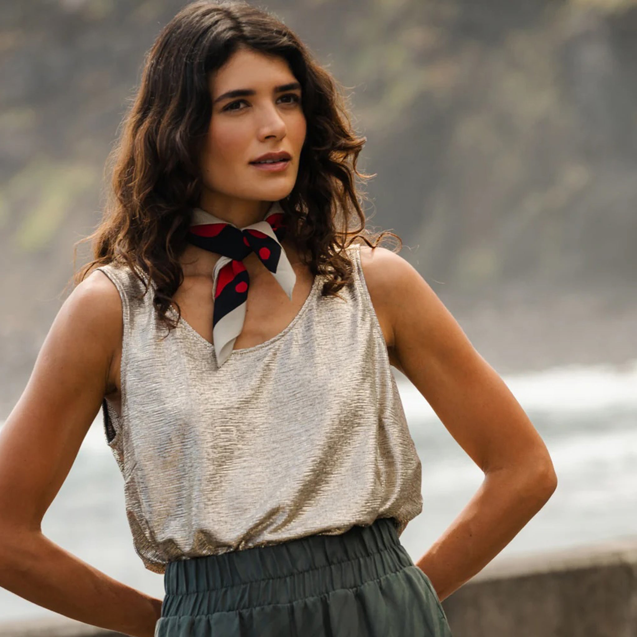 Adult Top Mara Desert Disco Silver