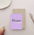 Postcard *Home is a person*