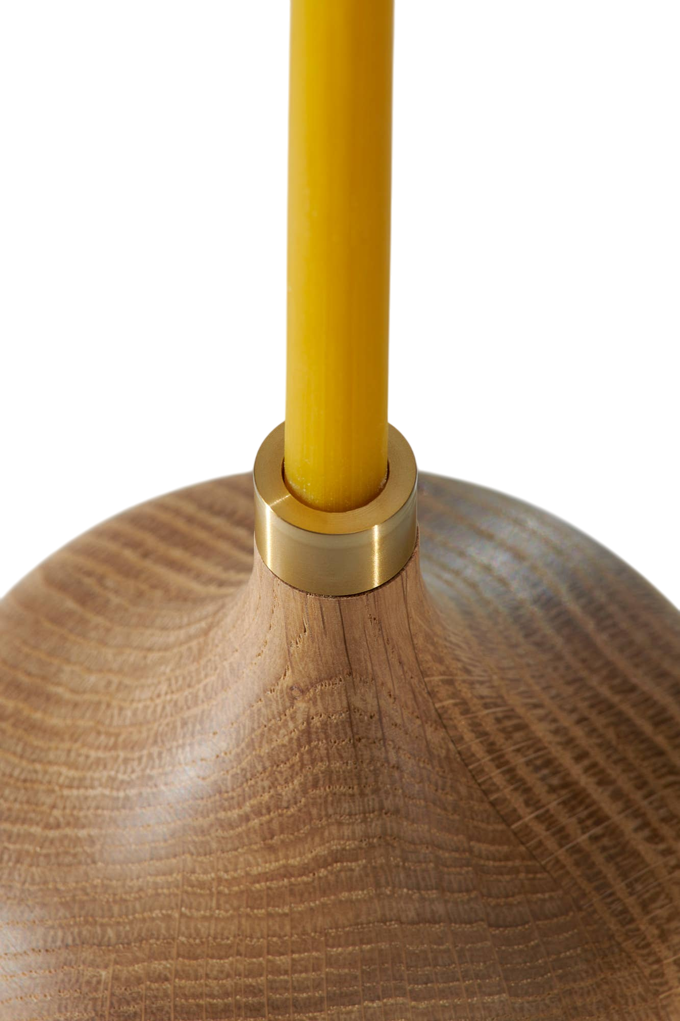 Oak candlestick