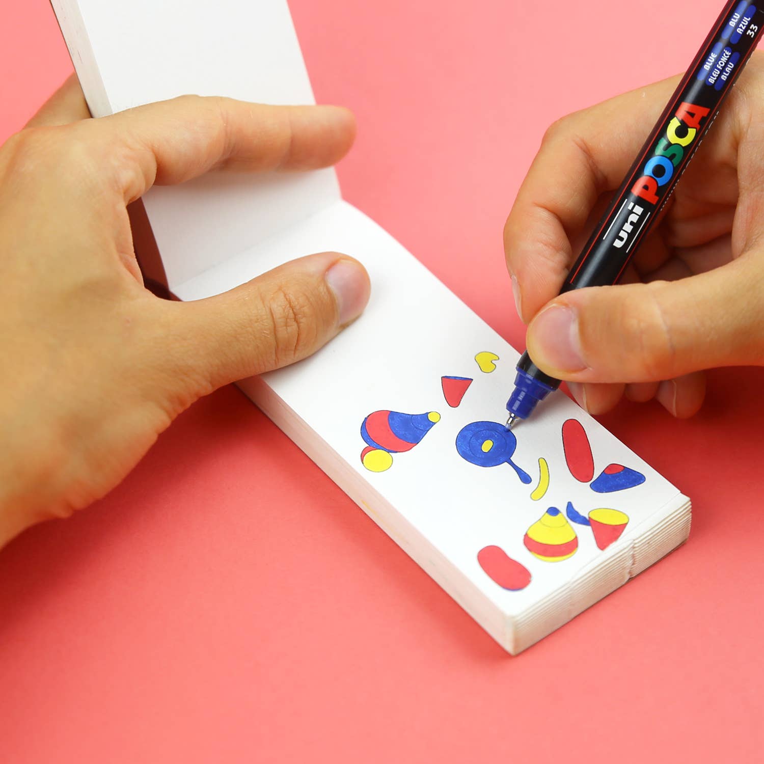 Flipbook Daumenkino "Molecularis" zum Ausmalen