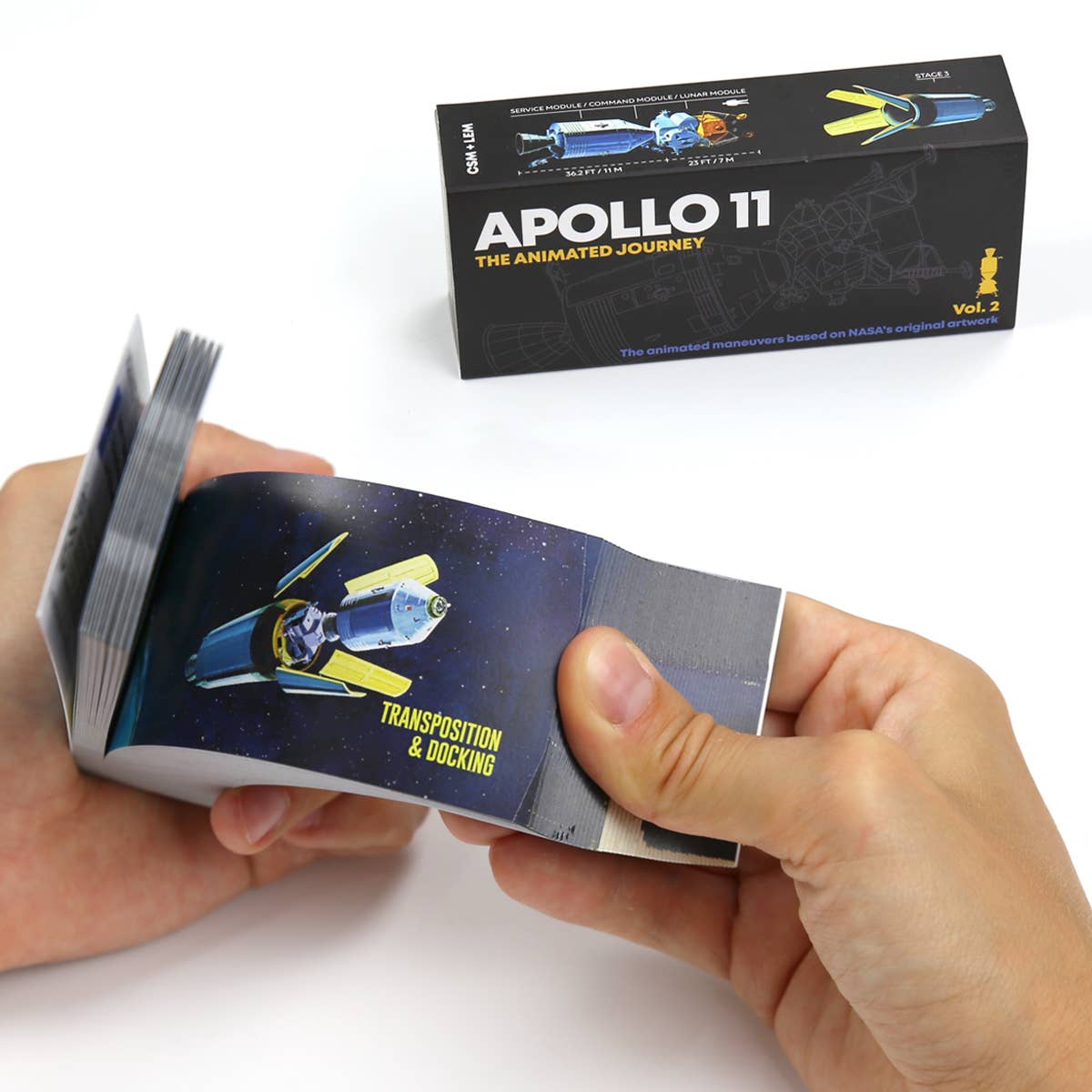 Flipbook Daumenkino "Apollo 11"