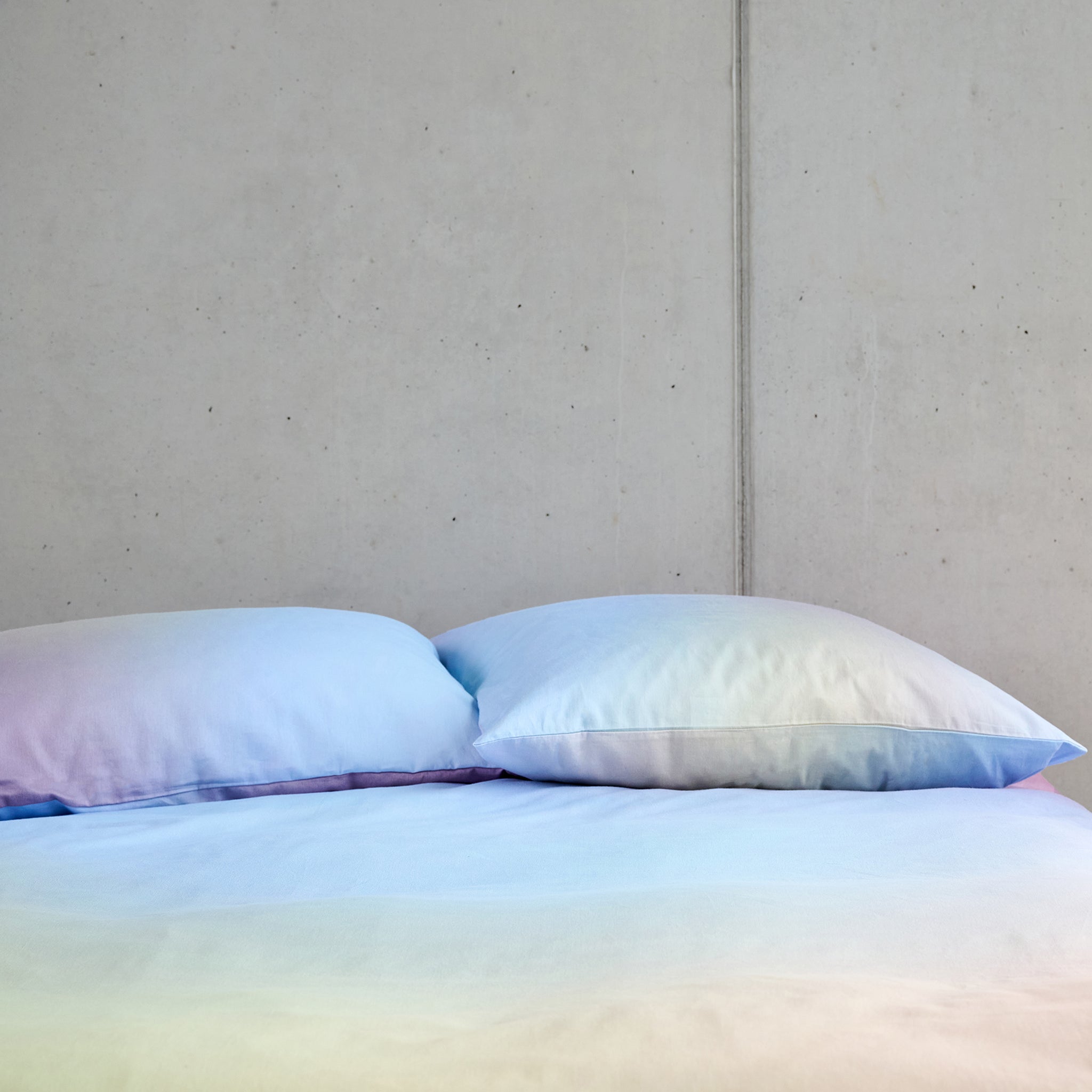 Ida Sky/Plum, housse de couette 160x210 cm