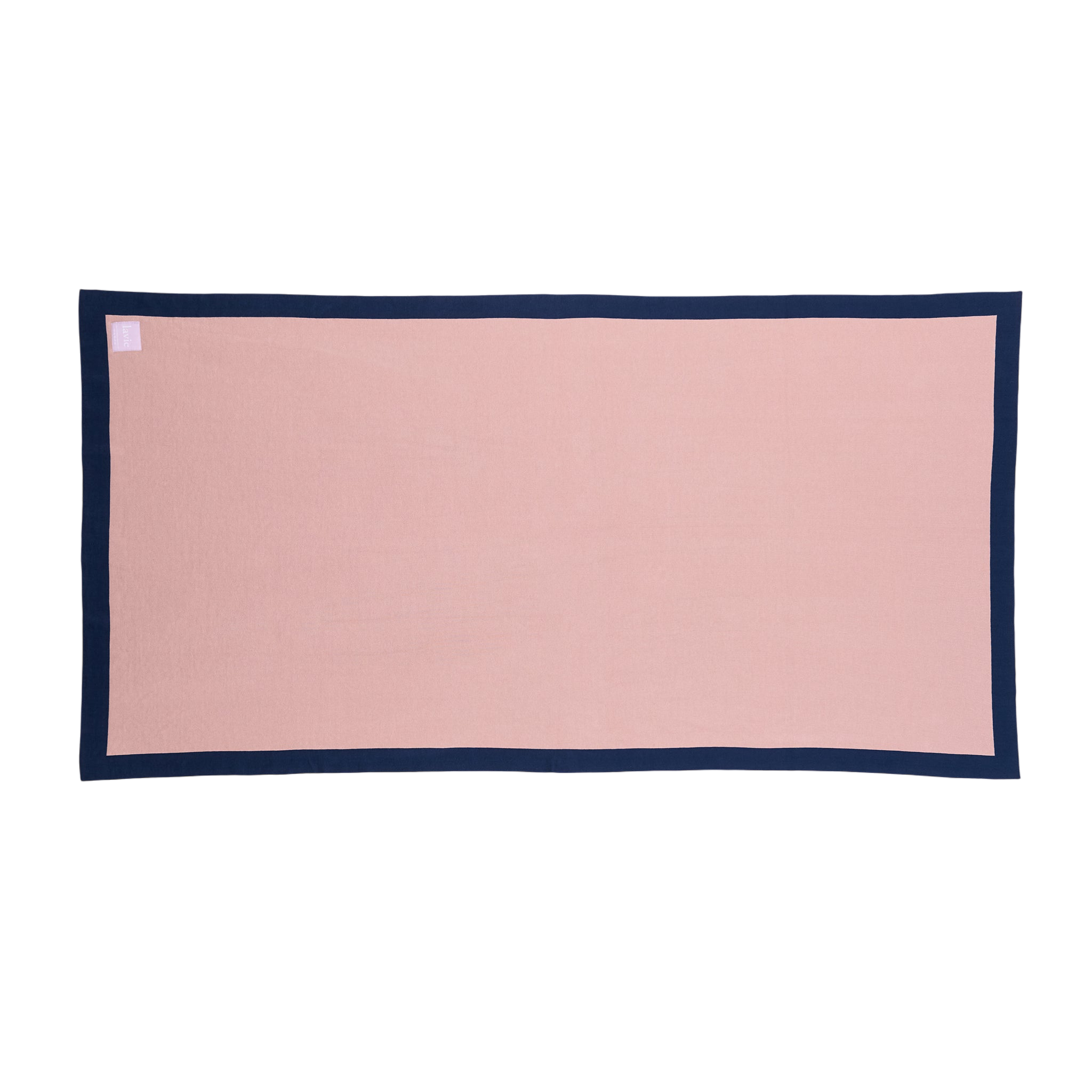 Lolla Dark Ash Rose/Indigo, Plaid 125x170 cm