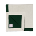 Wohndecke Lolla Dark Green/Undyed, Plaid 125x170 cm