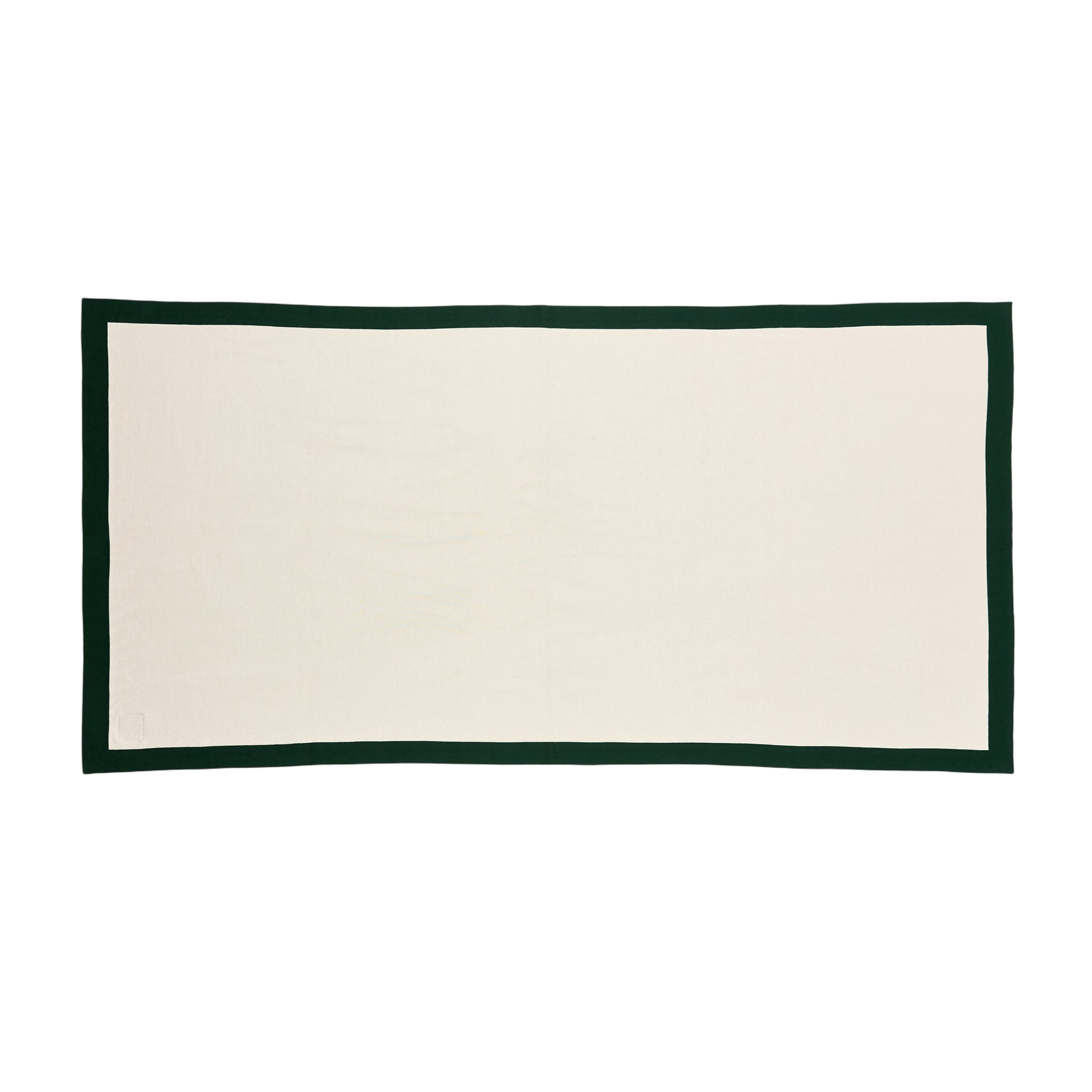 Lolla Dark Green/Undyed, Plaid 125x170 cm