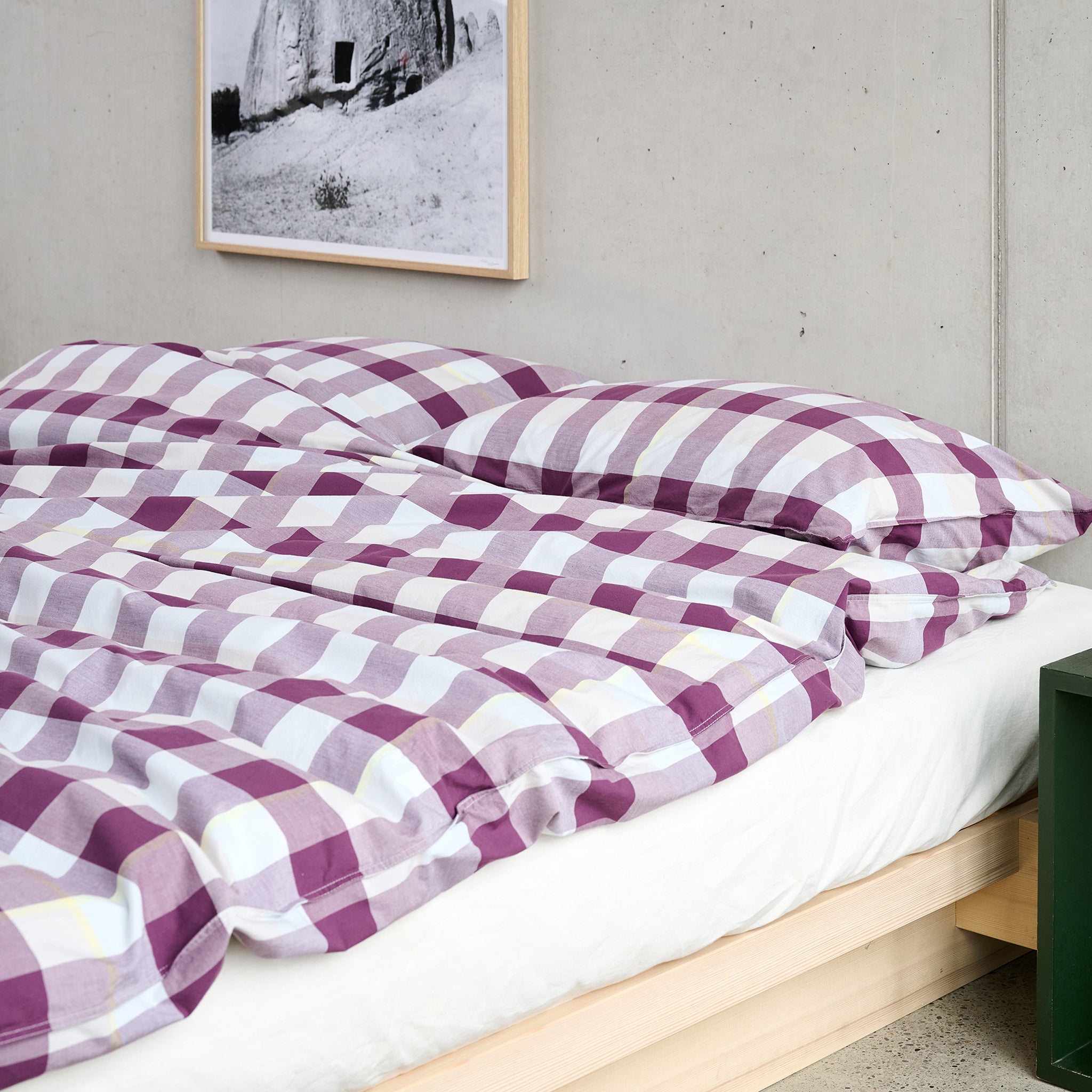 Duvetbezug Lyn Plum/Sky