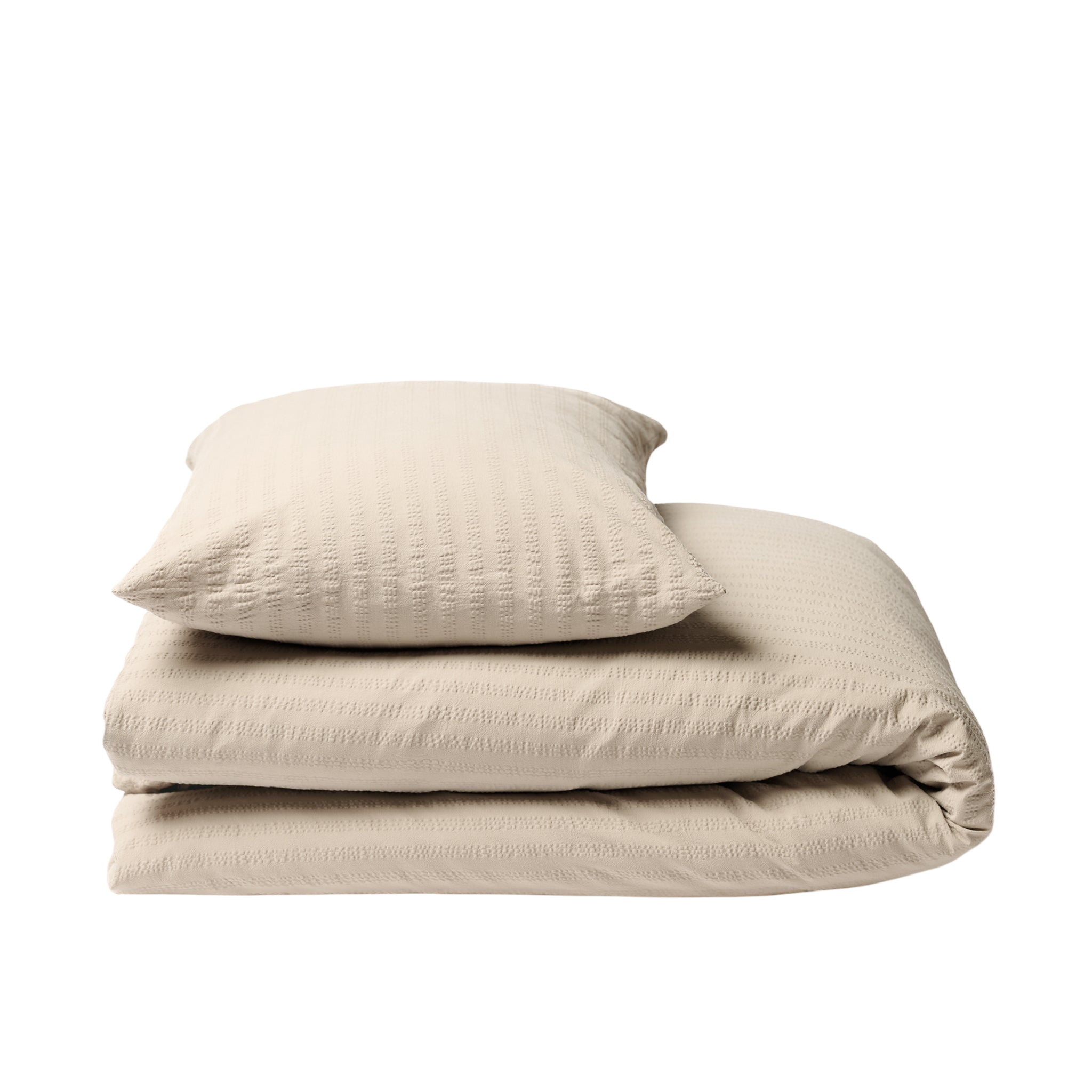 KEMERI taupe, Duvetbezug 160x210 cm taupe