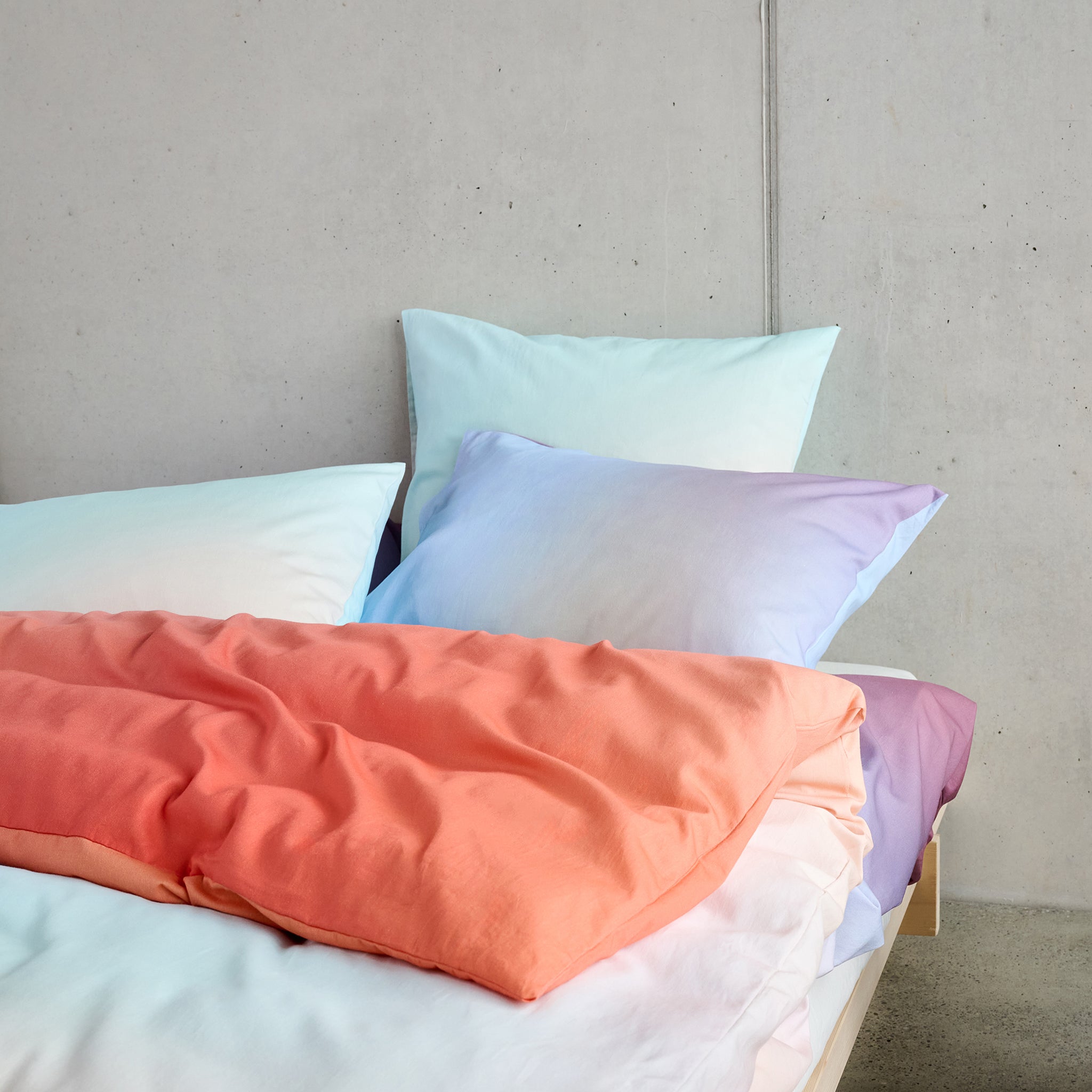 Paul Coral/Mint, comforter cover 240x220 cm