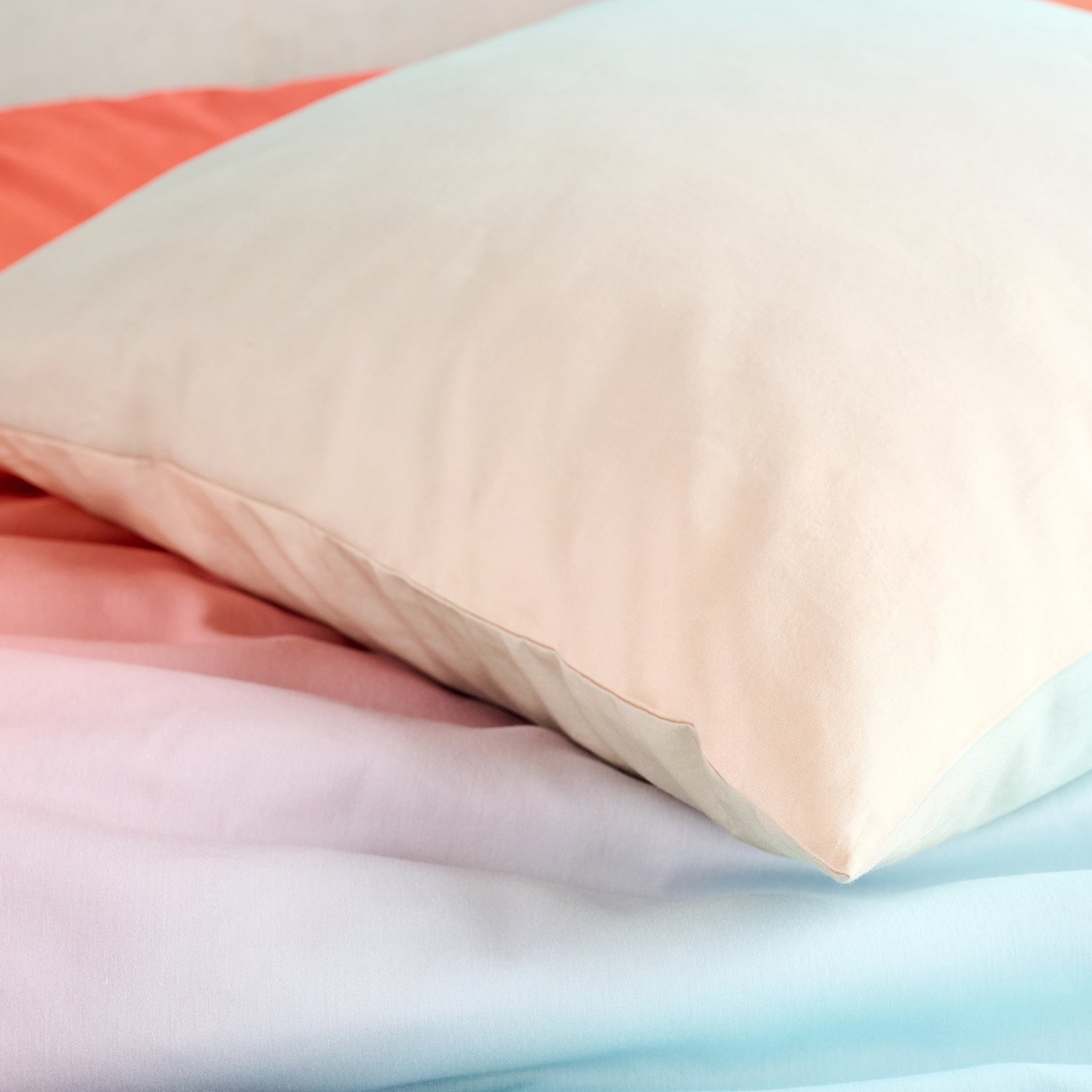 Paul Coral/Mint, comforter cover 240x220 cm