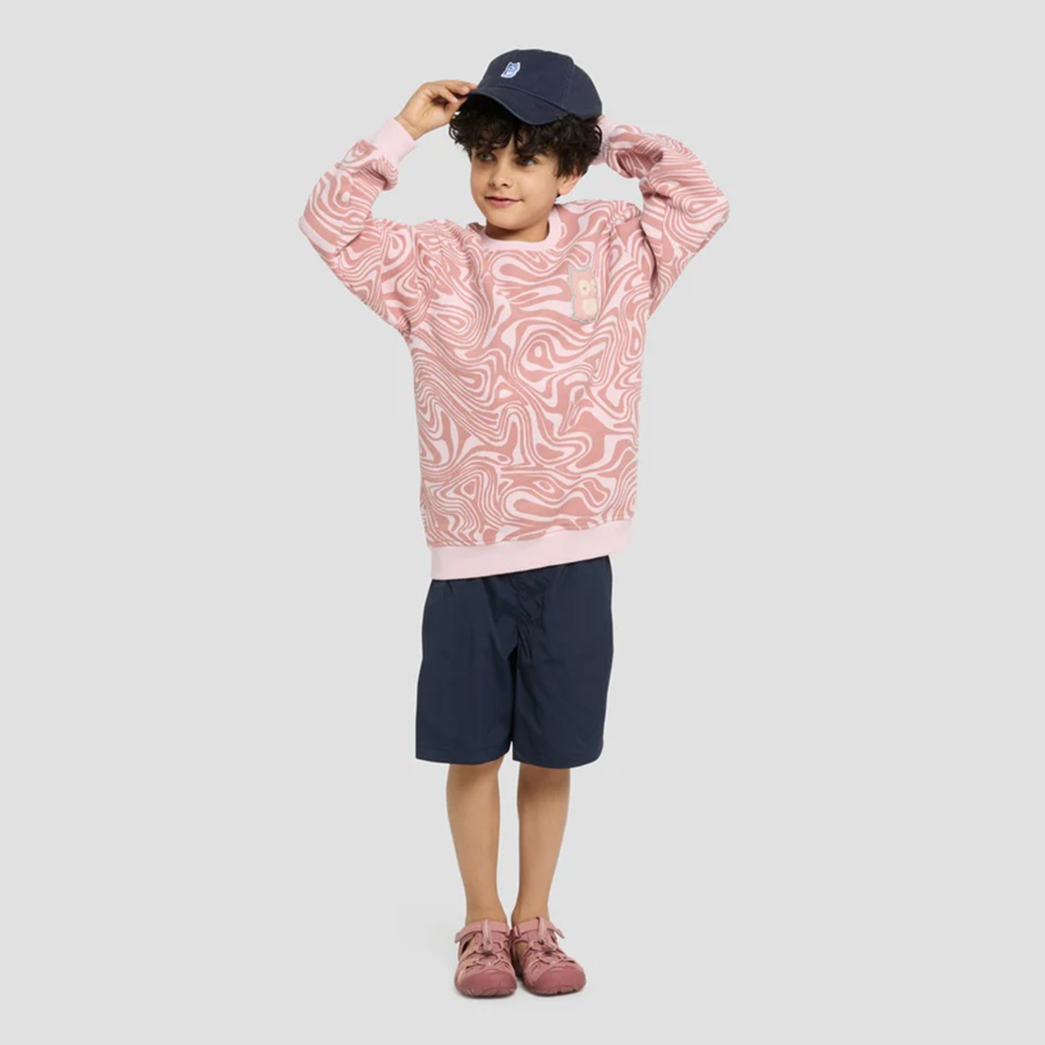Sweatshirt Macem Legna Dark rose