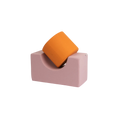 Set de blocs de construction souples Remmi Demmi Blush / Tangerine