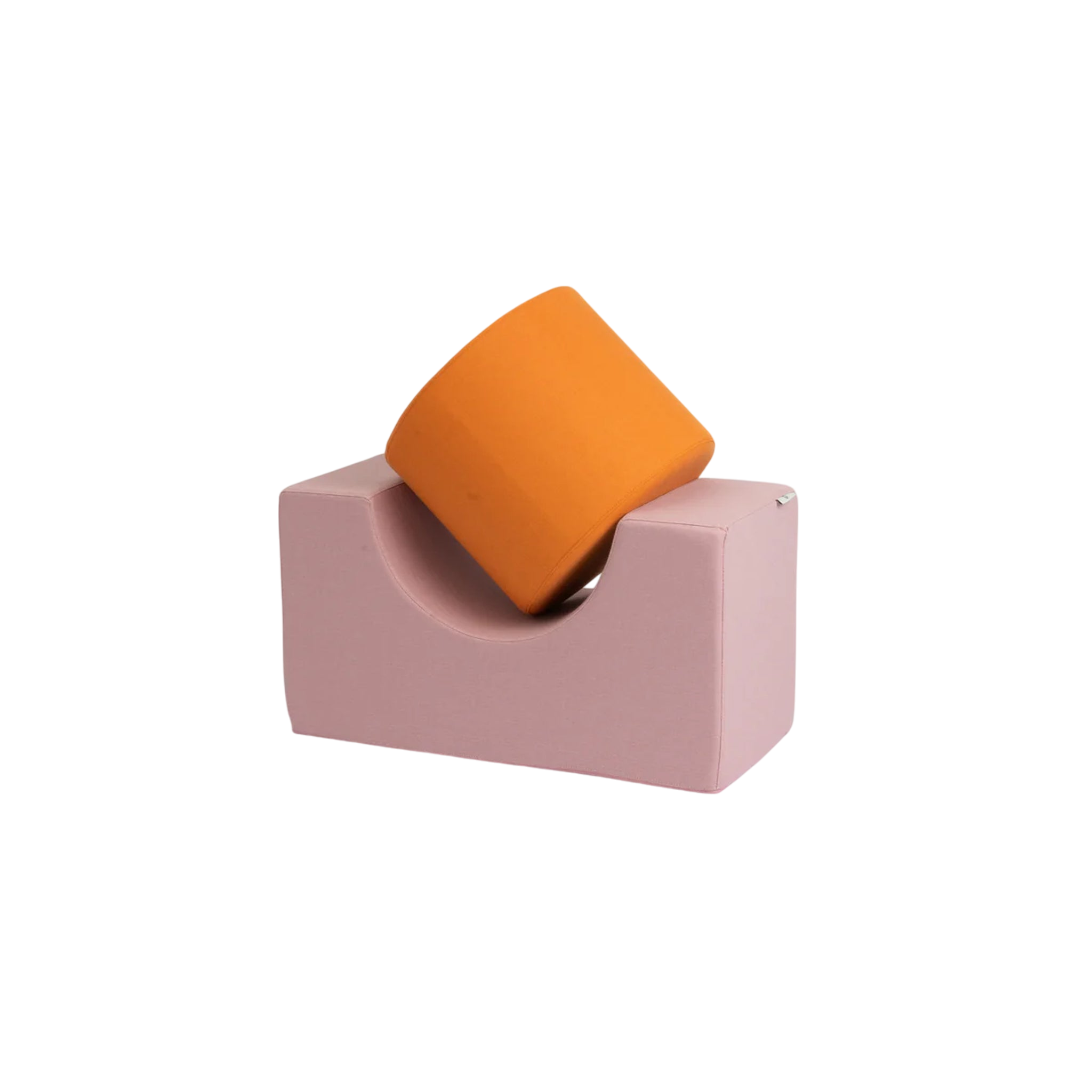 Soft building block set Remmi Demmi Blush / Tangerine