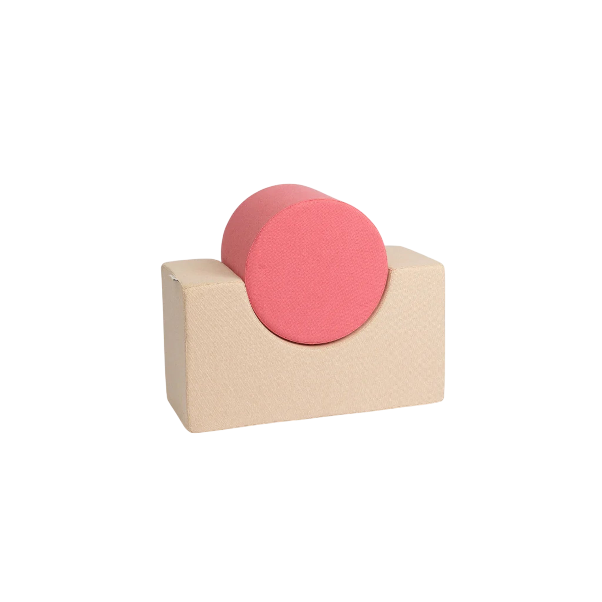 Soft building block set Remmi Demmi Sand / Pink