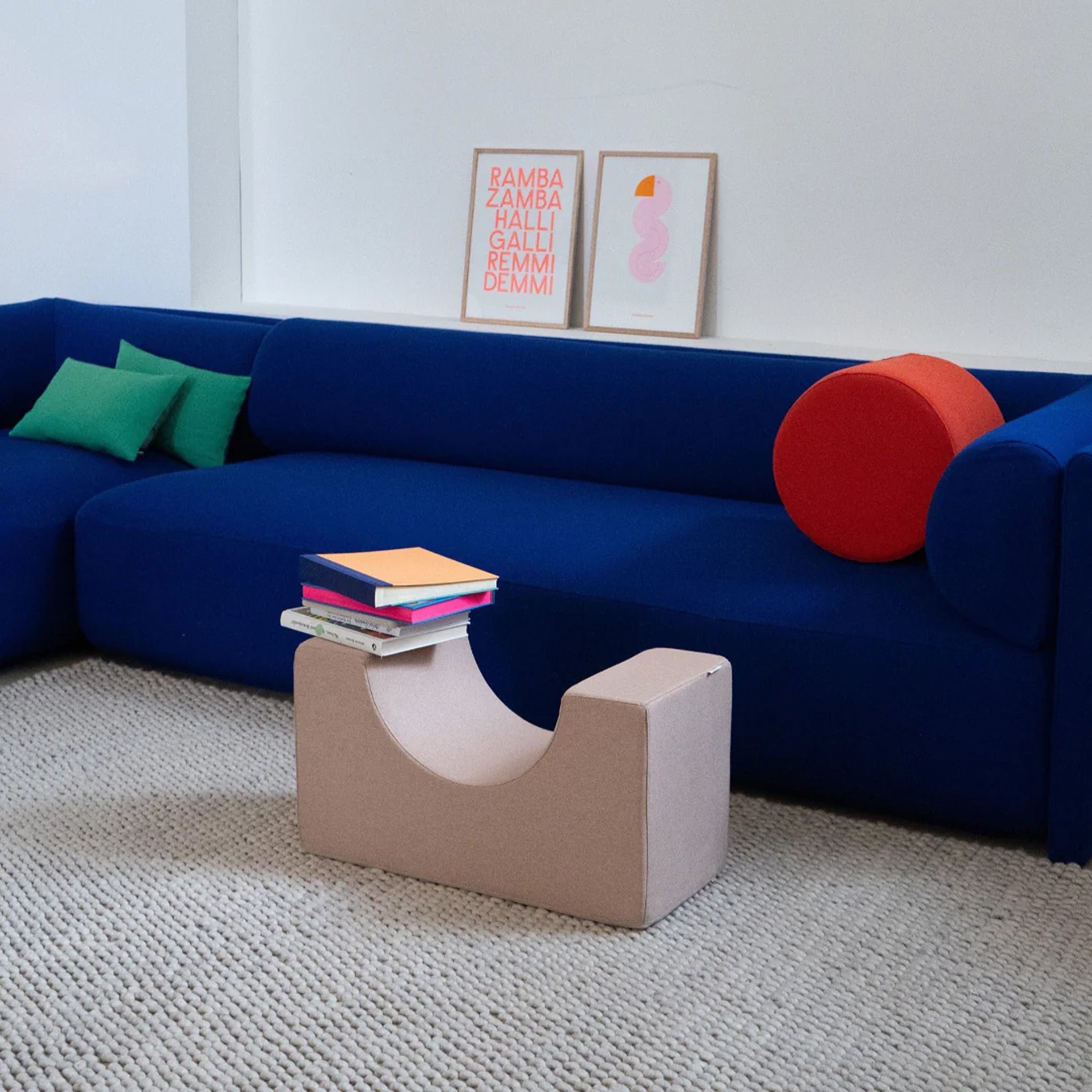 Set de blocs de construction souples Remmi Demmi Sand / Pumkin Red