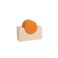 Jeu de cubes en bois Remmi Demmi Sand / Tangerine