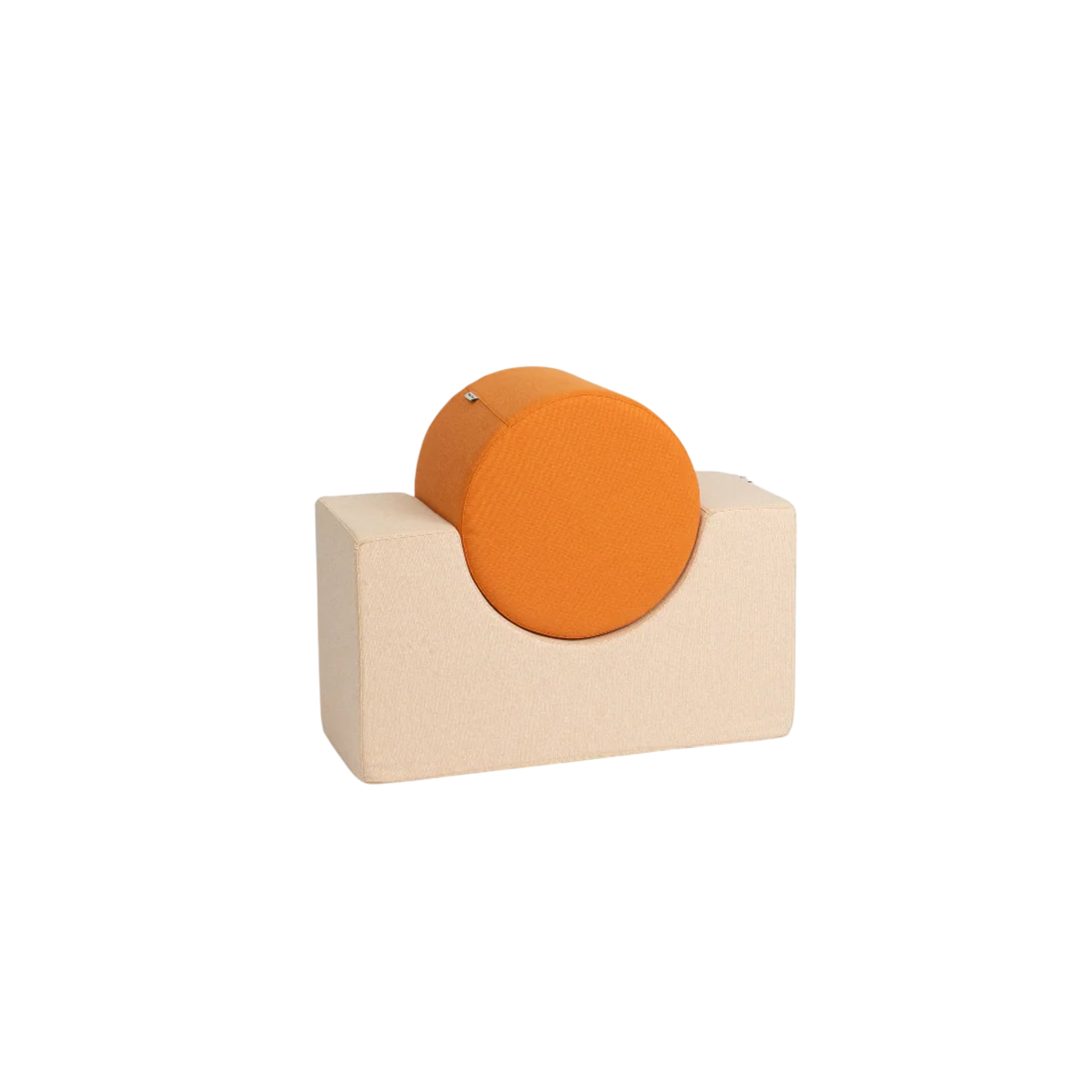 Soft building block set Remmi Demmi Sand / Tangerine