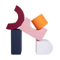 Set de briques souples Cirque Blush / Tangerine / Berry / Sky / Midnight