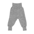 Engel Natur Pantalon bébé en laine mérinos gris clair mélangé