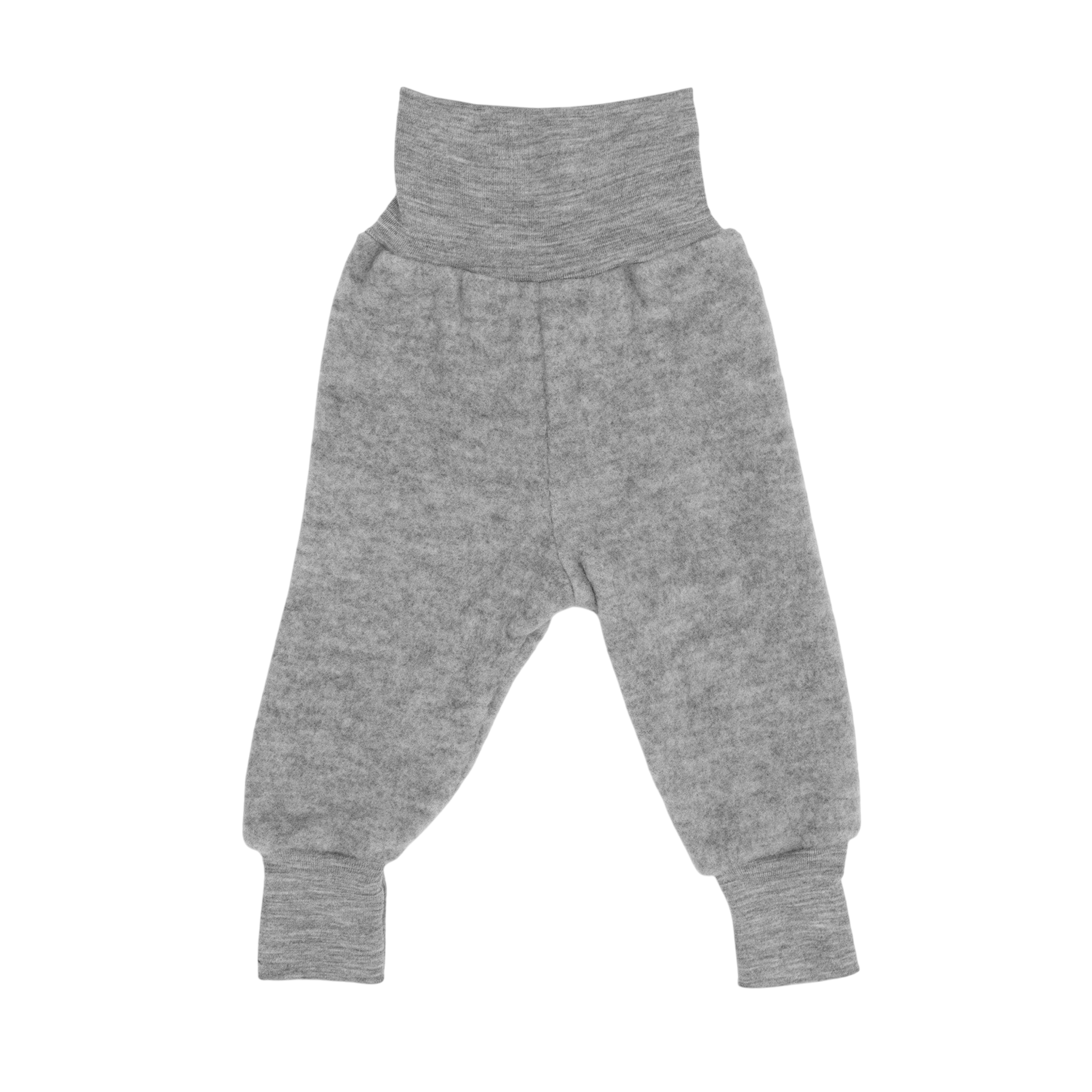Engel Natur Baby Hose aus Merinowolle Hellgrau Melange