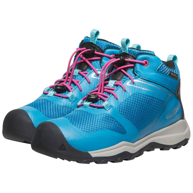 Hiking boots Mid WP fjord blue/fuchsia purple