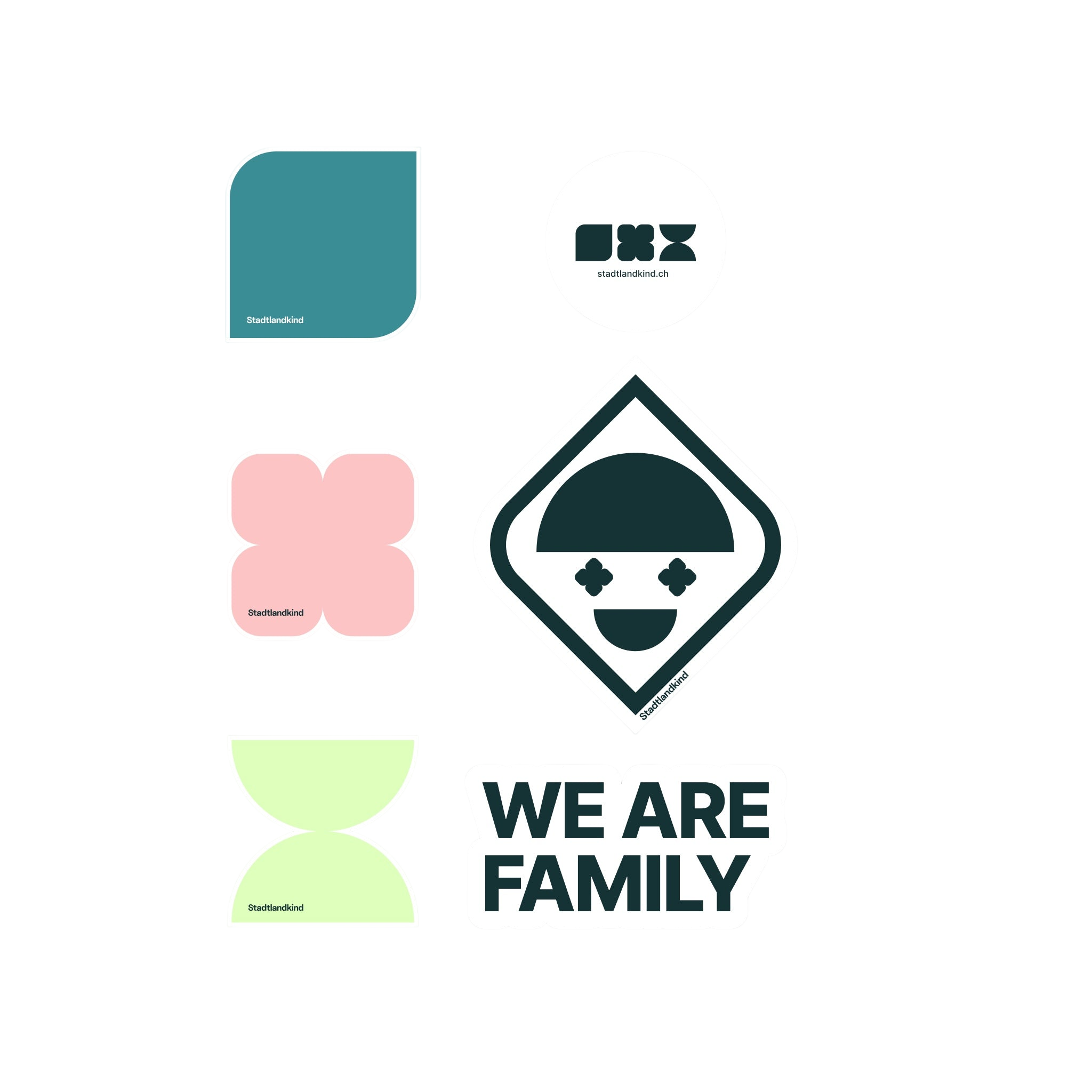 Sticker set Stadtlandkind