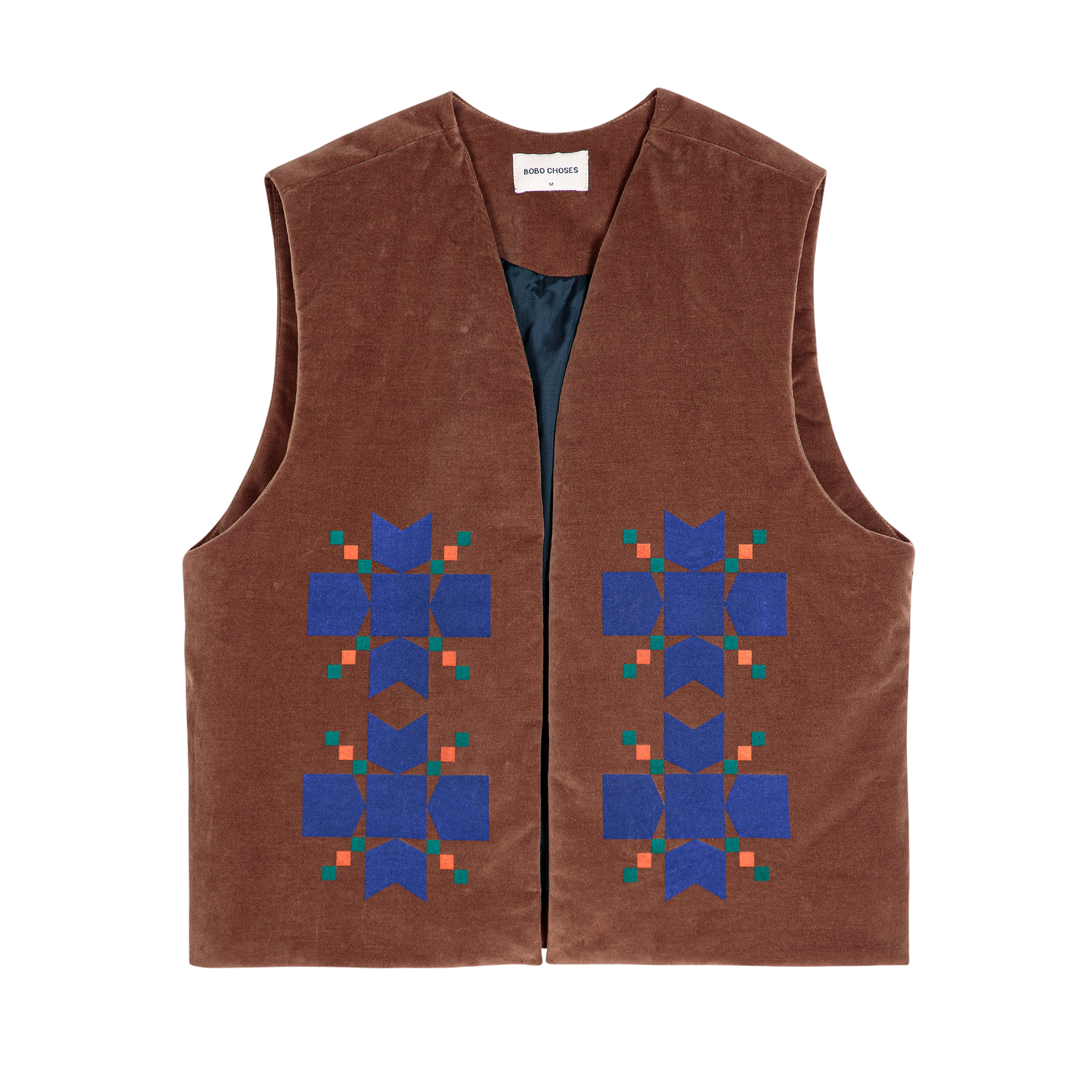 Gilet Snowflake Dark Brown