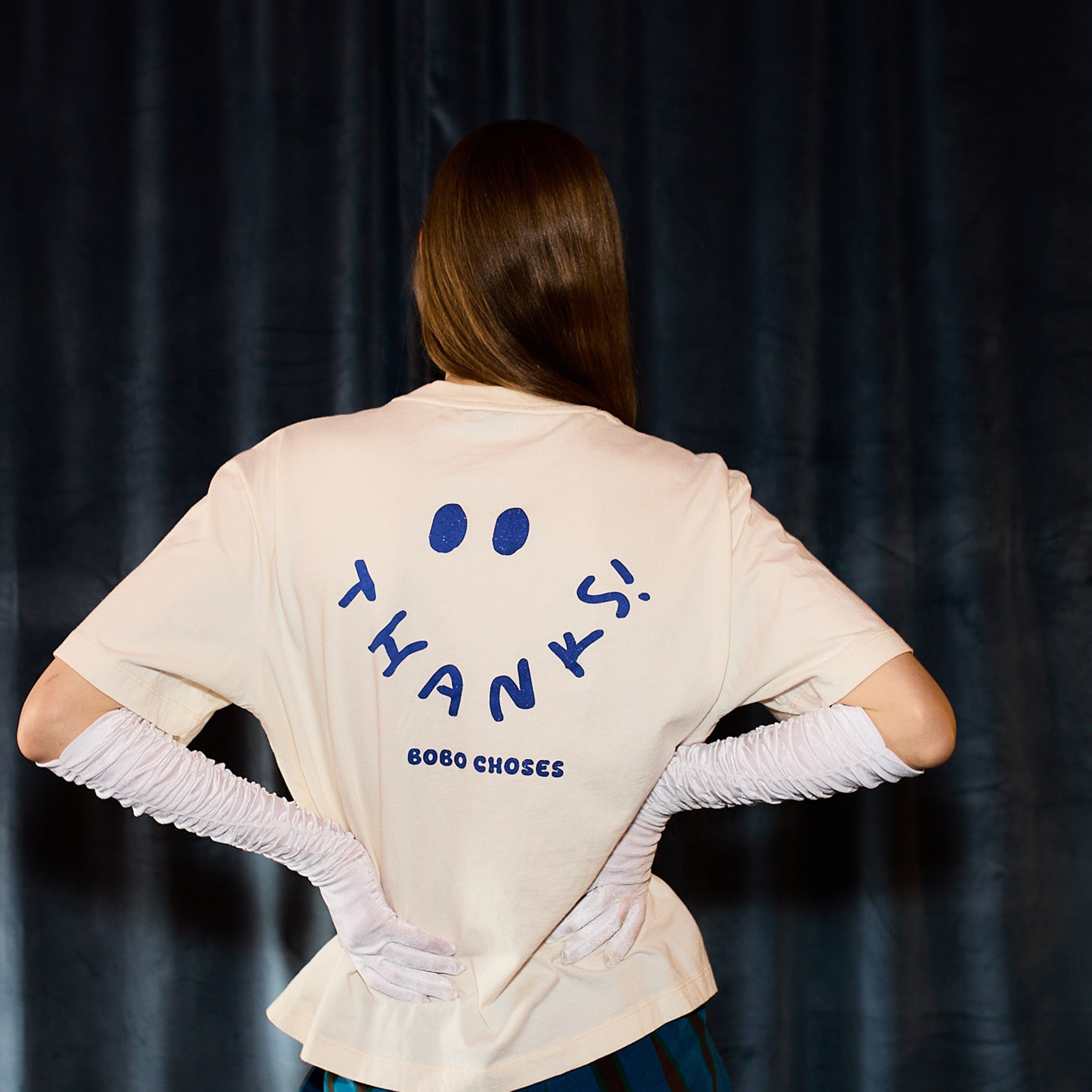 Adult T-Shirt Thanks Offwhite