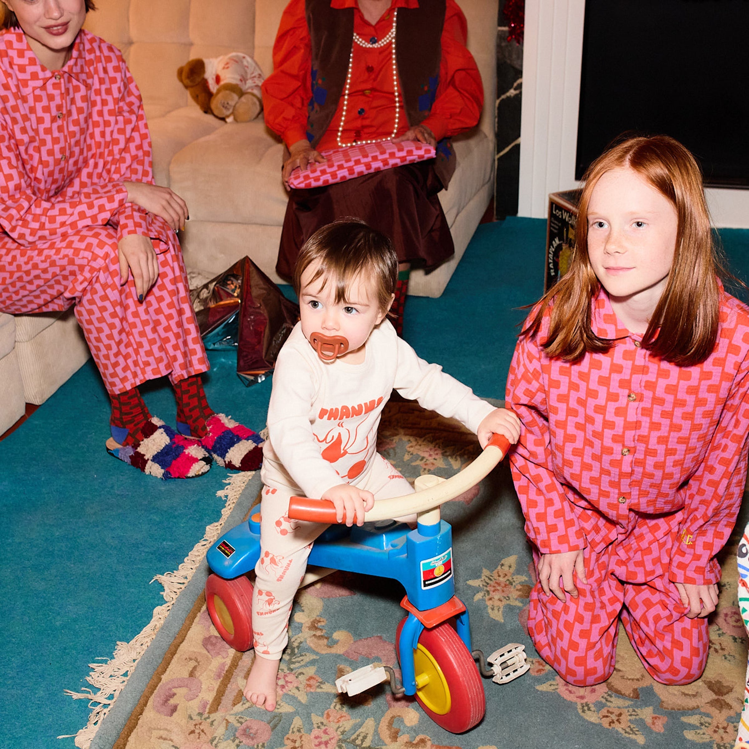 Pyjama Set Color Chain Purple