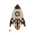 Waschbarer Teppich Rakete