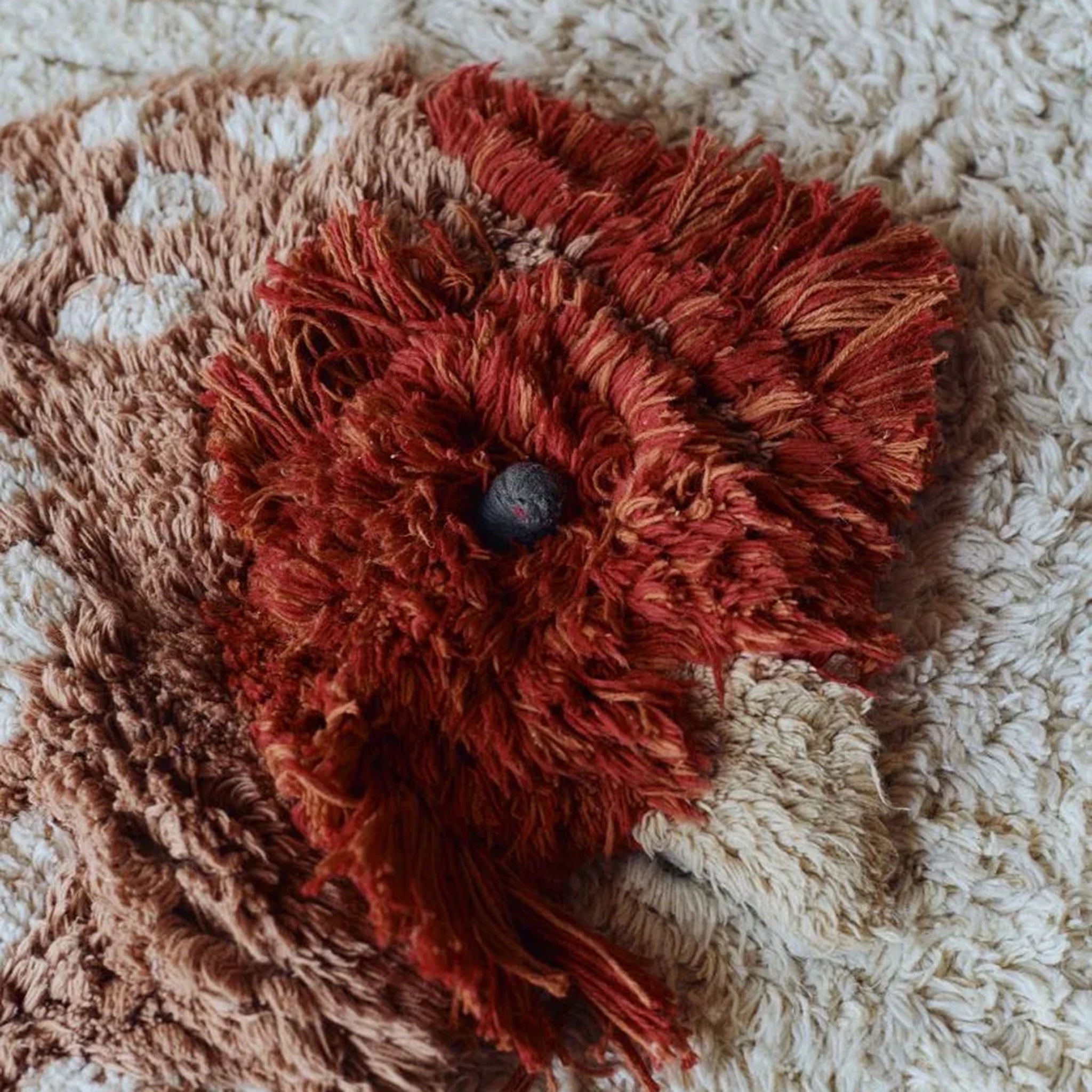 Waschbarer Teppich Huhn