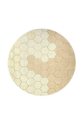 Tapis rond Honeycomb 2