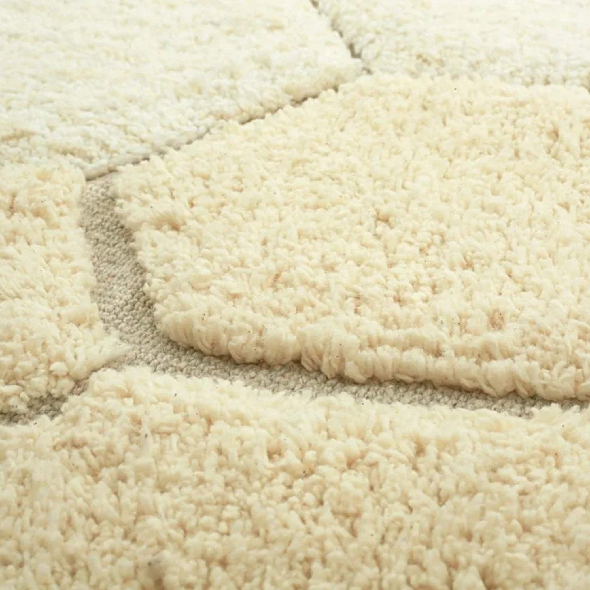 Runder Teppich Honeycomb 2