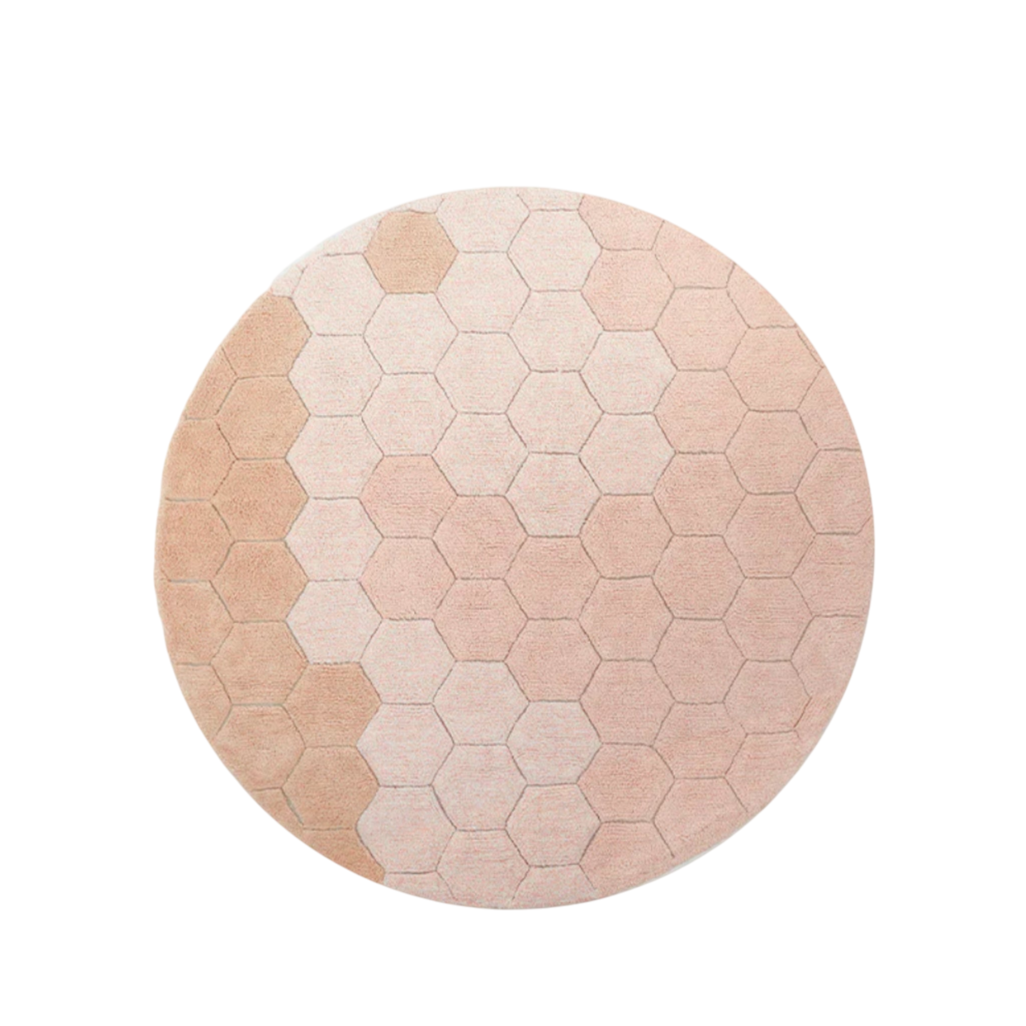 Runder Teppich Honeycomb 3