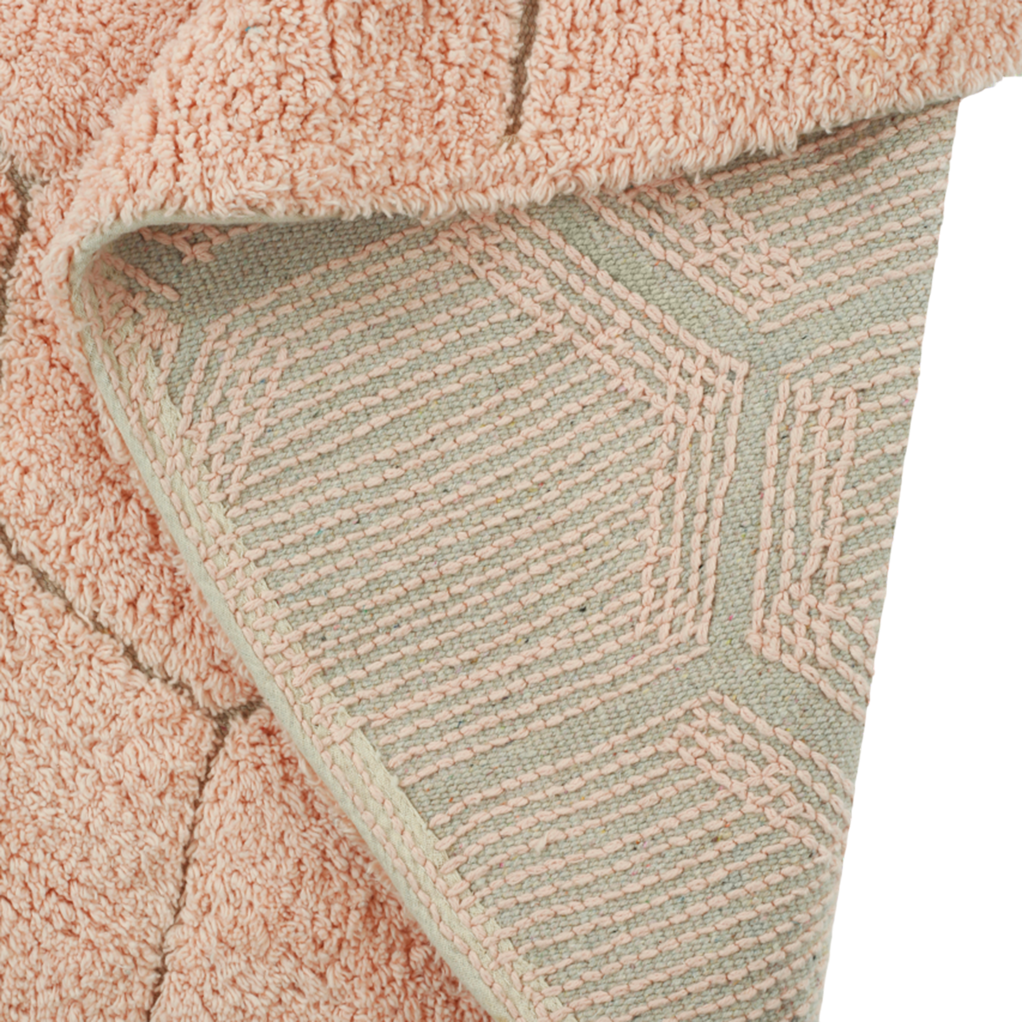 Runder Teppich Honeycomb 3