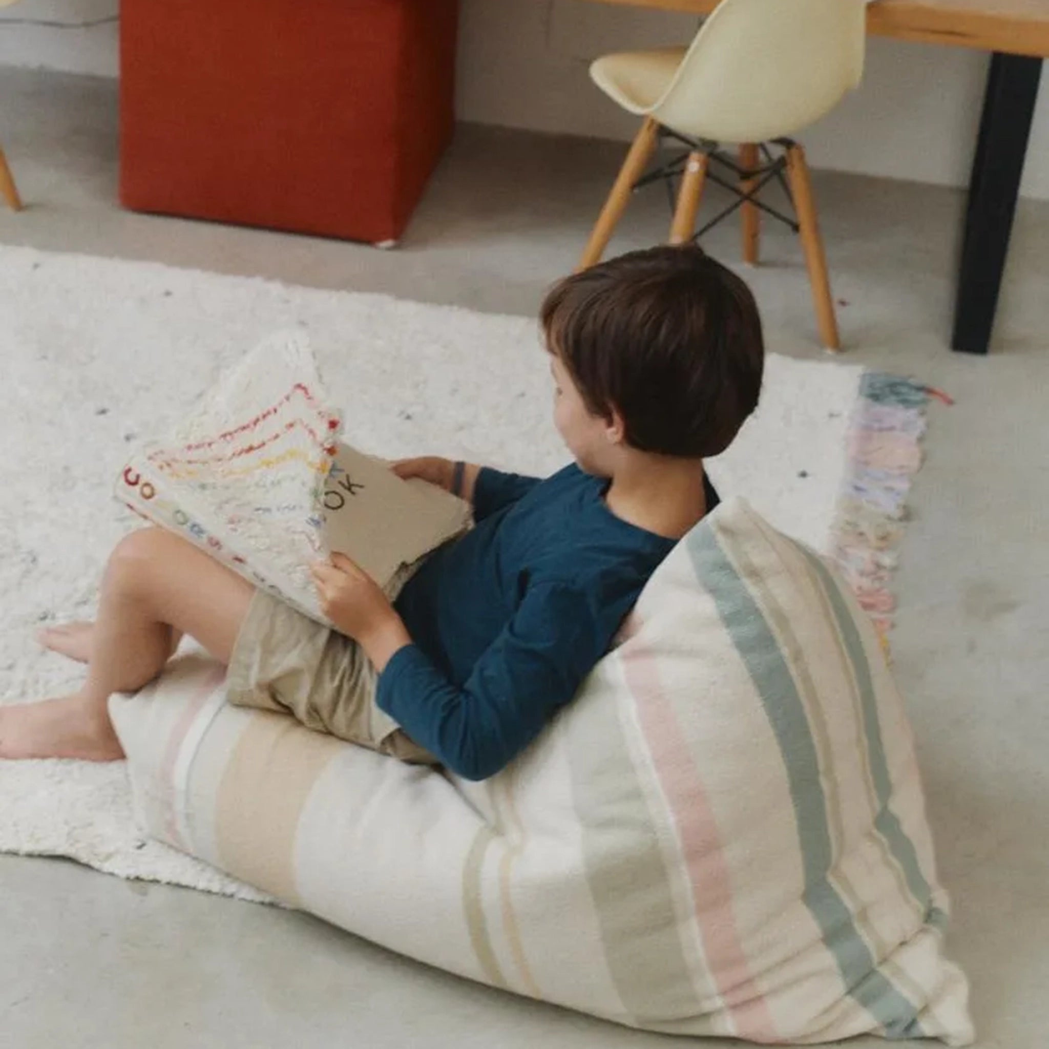 Cleo Multi Stripe beanbag