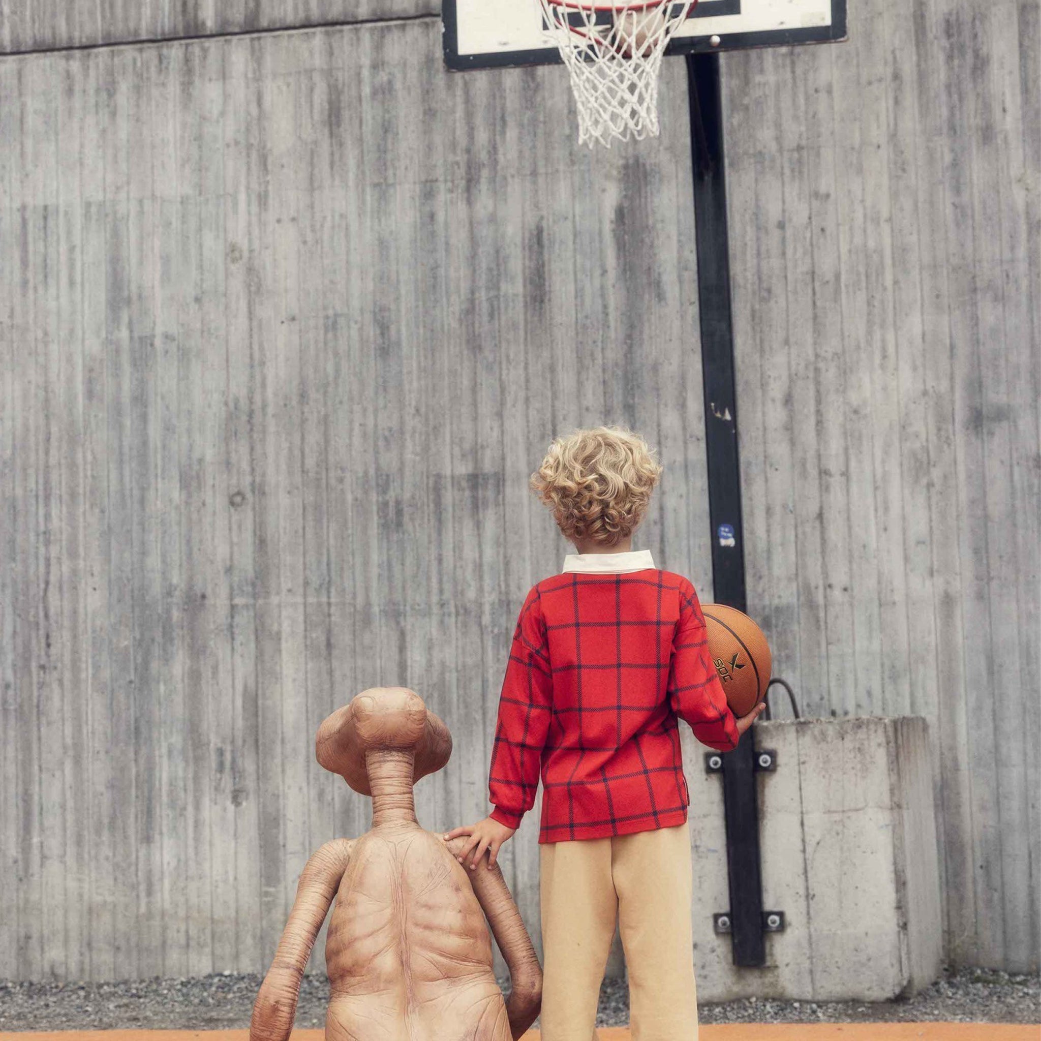 Rugby-Sweatshirt E.T Red