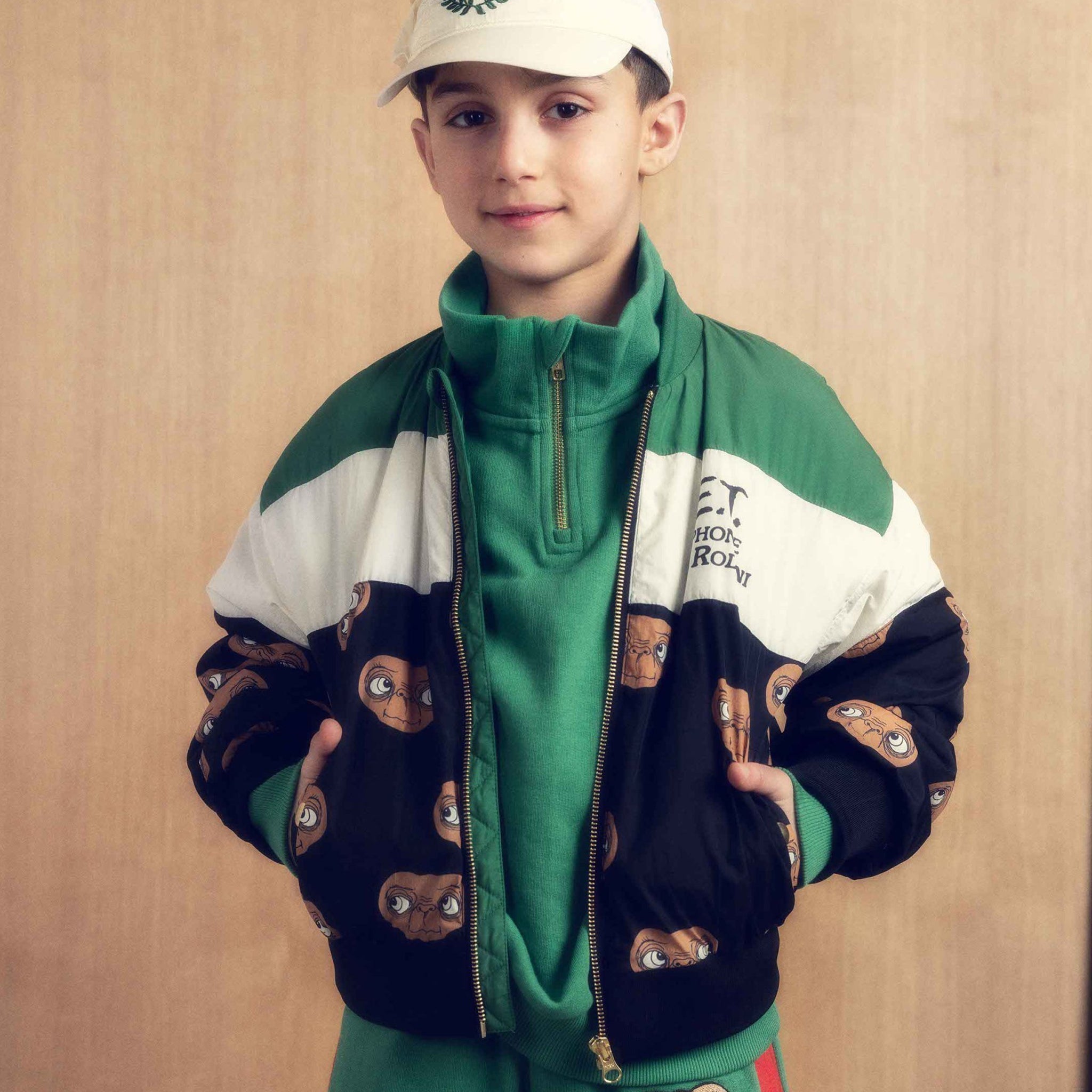 Baseball-Jacke E.T Green