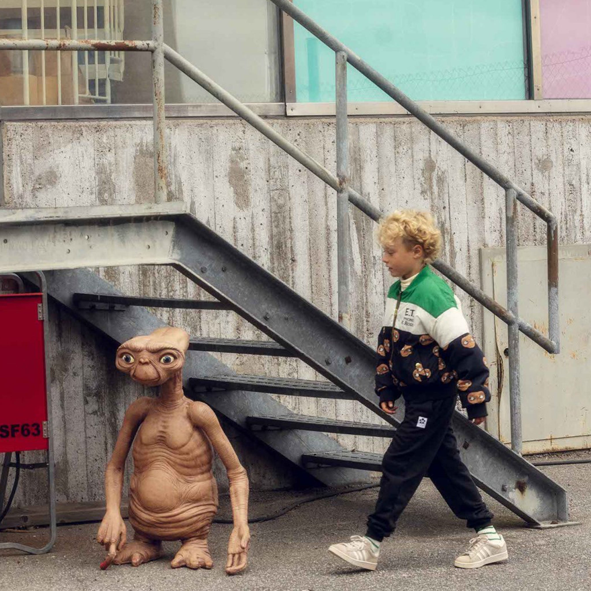 Baseball-Jacke E.T Green