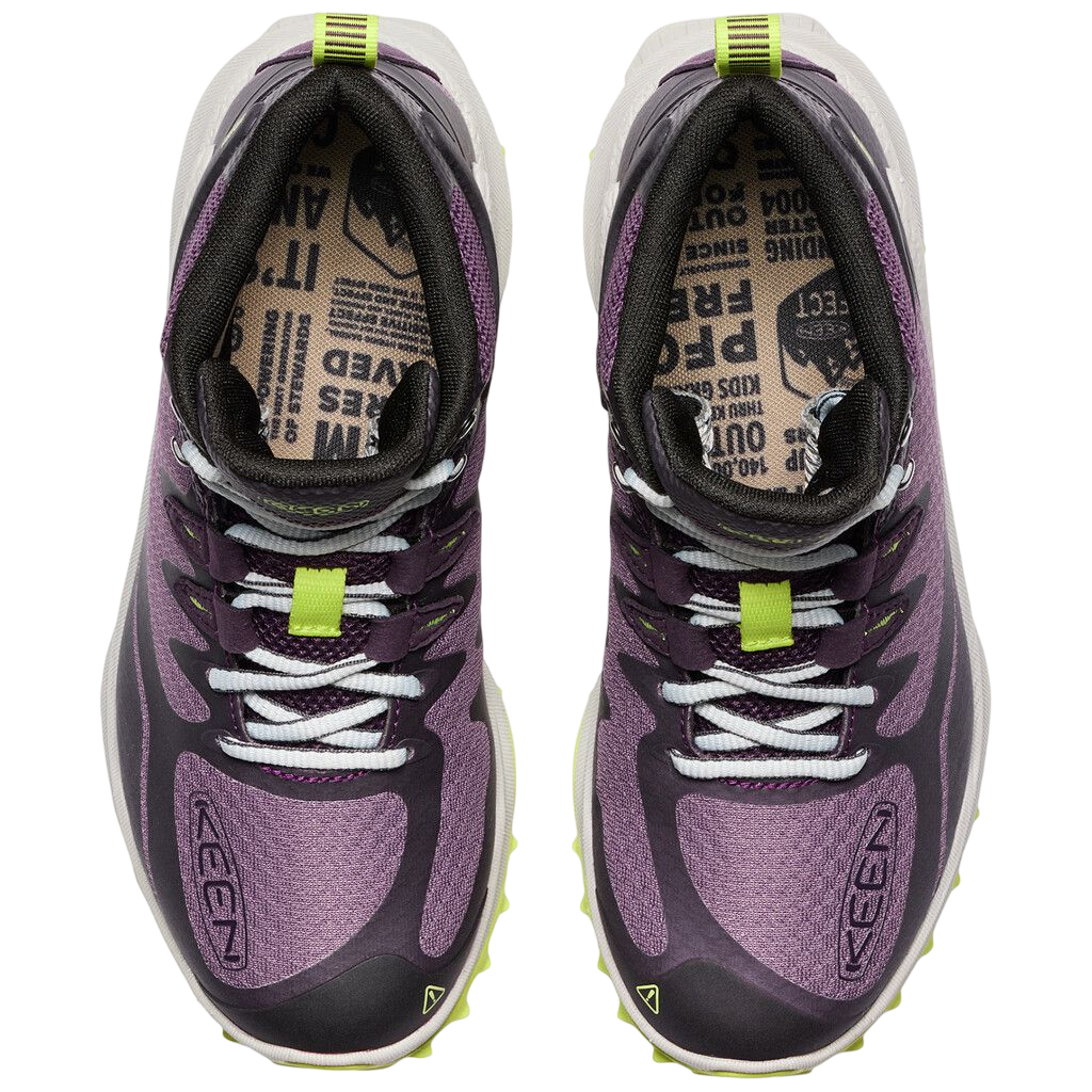 Wanderschuhe W Zionic Mid WP black plum/daiquiri green