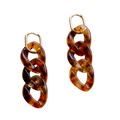 Boucles d'oreilles Creol Amber long