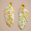 Boucles d'oreilles Leaf Coral