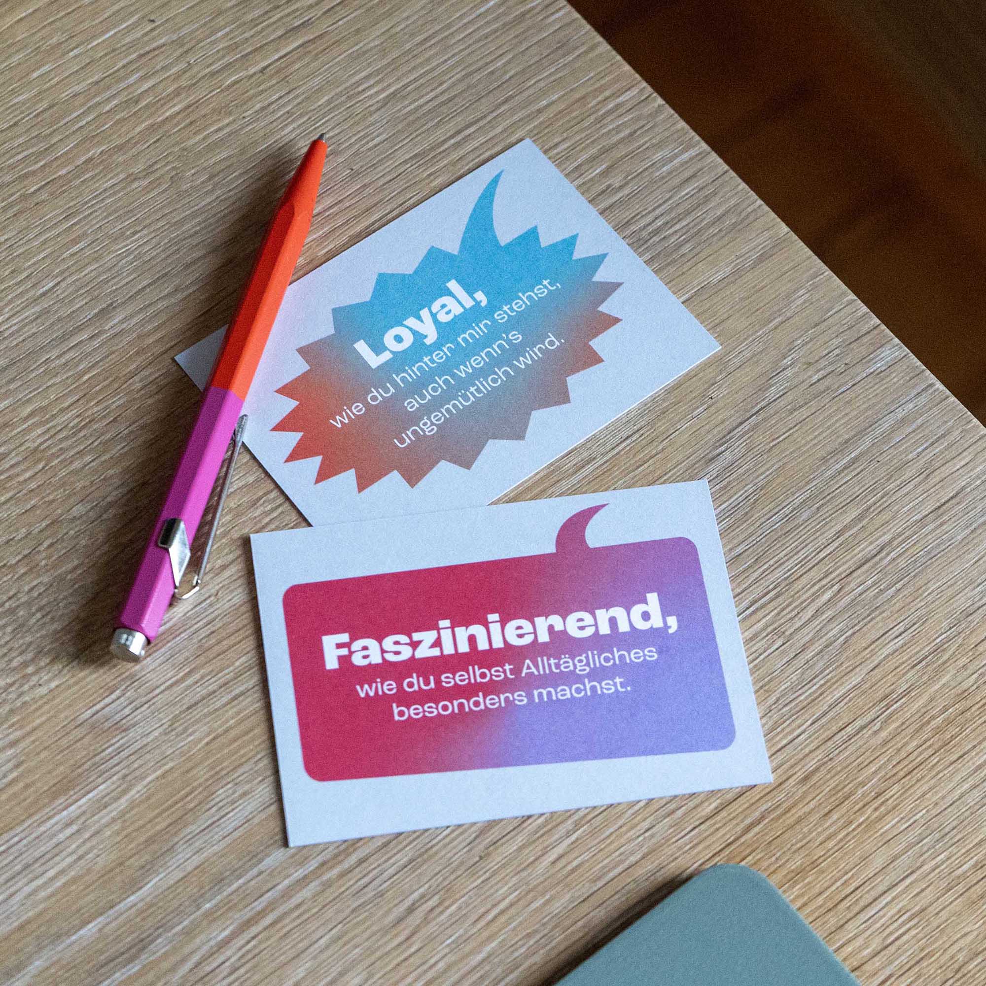 Wertschätzungskärtchen - Freundschaft