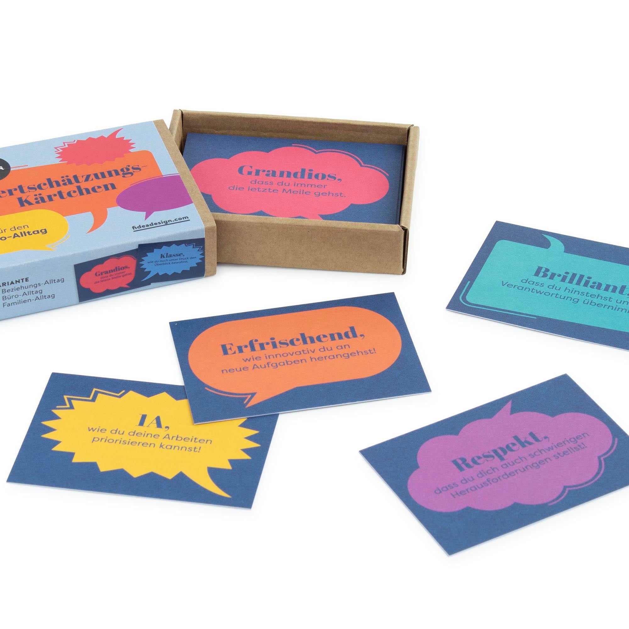 Cartes d'appréciation - Travail