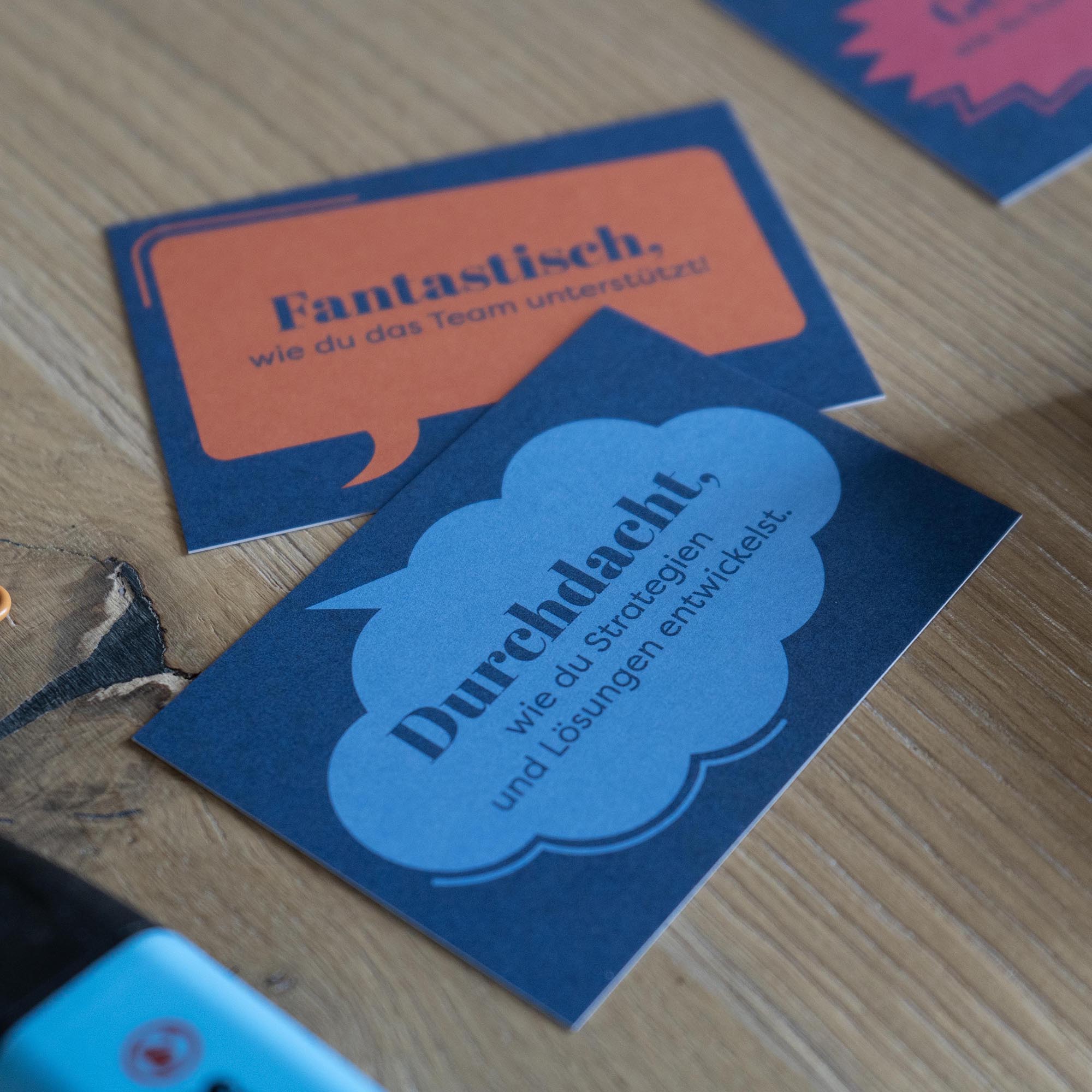 Cartes d'appréciation - Travail