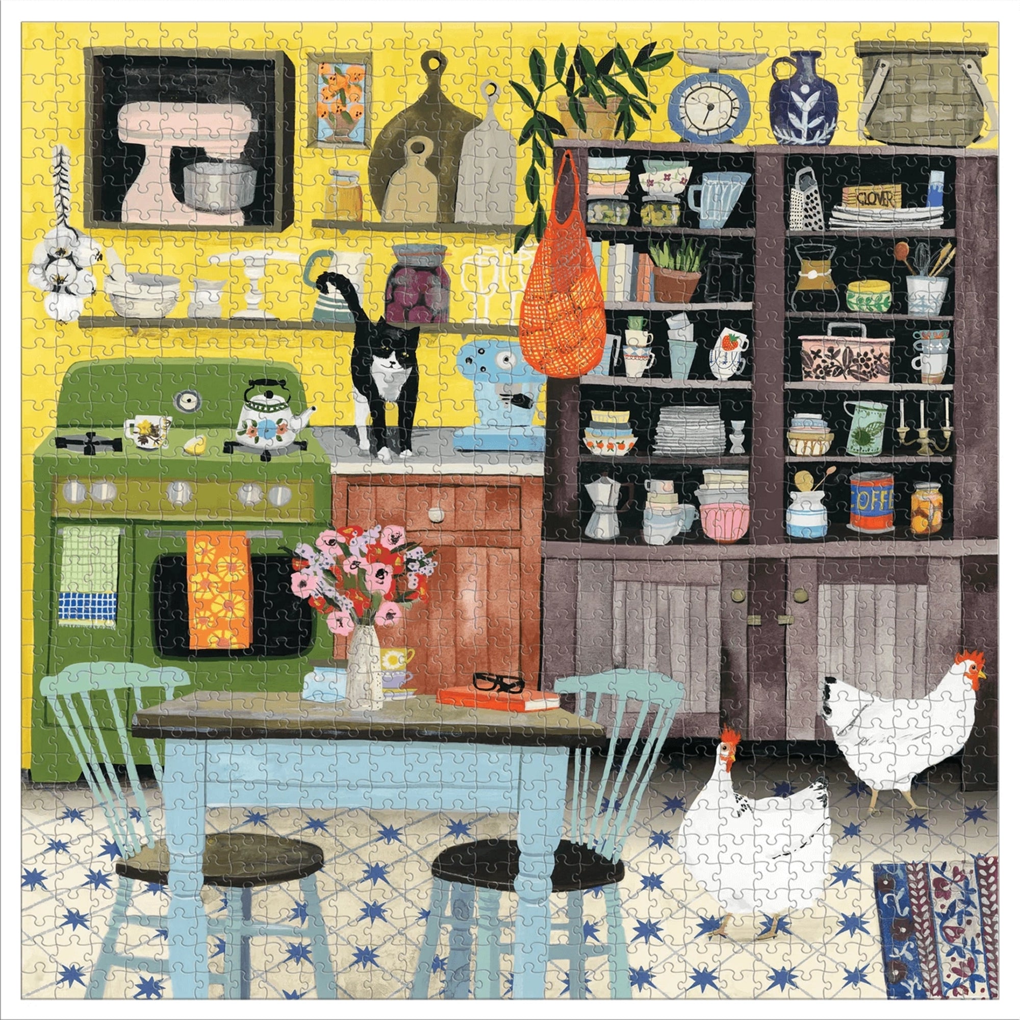 Puzzle Kitchen Chickens