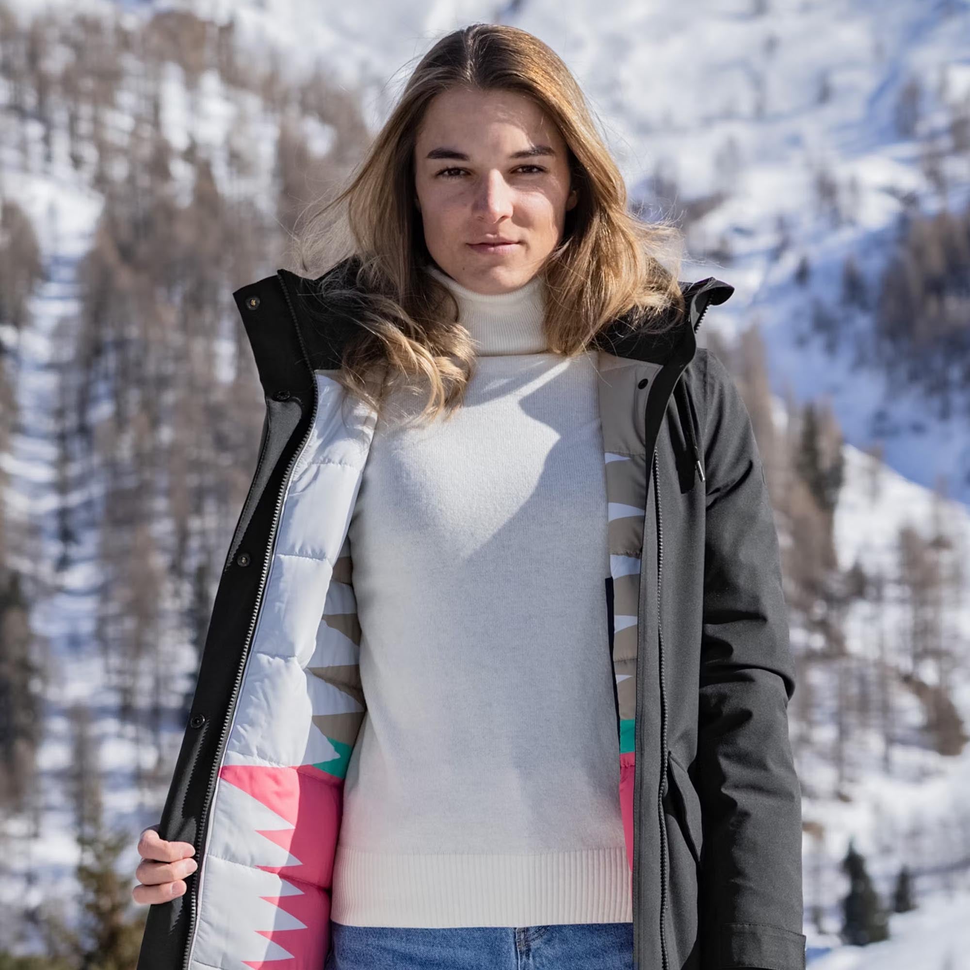 Femmes Asmara Veste d'hiver pour femmes black