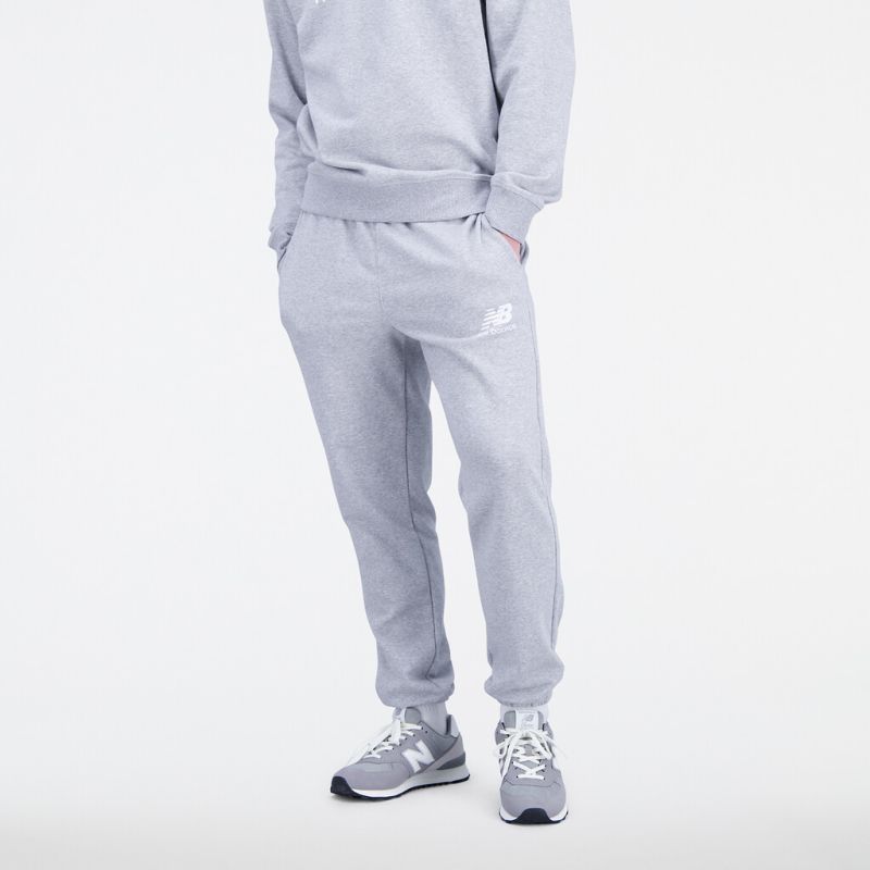 Essentials Stacked Logo Sweatpant athletic gray