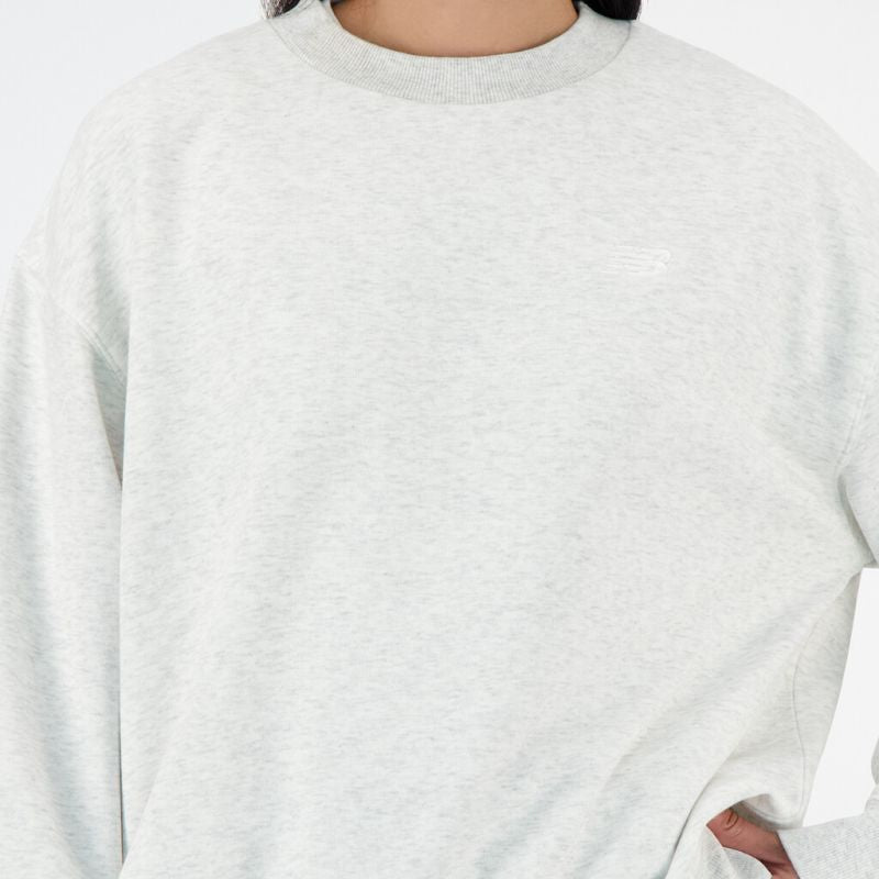 Sweatshirt Logo Essentials French Terry Small Crew, ash heather