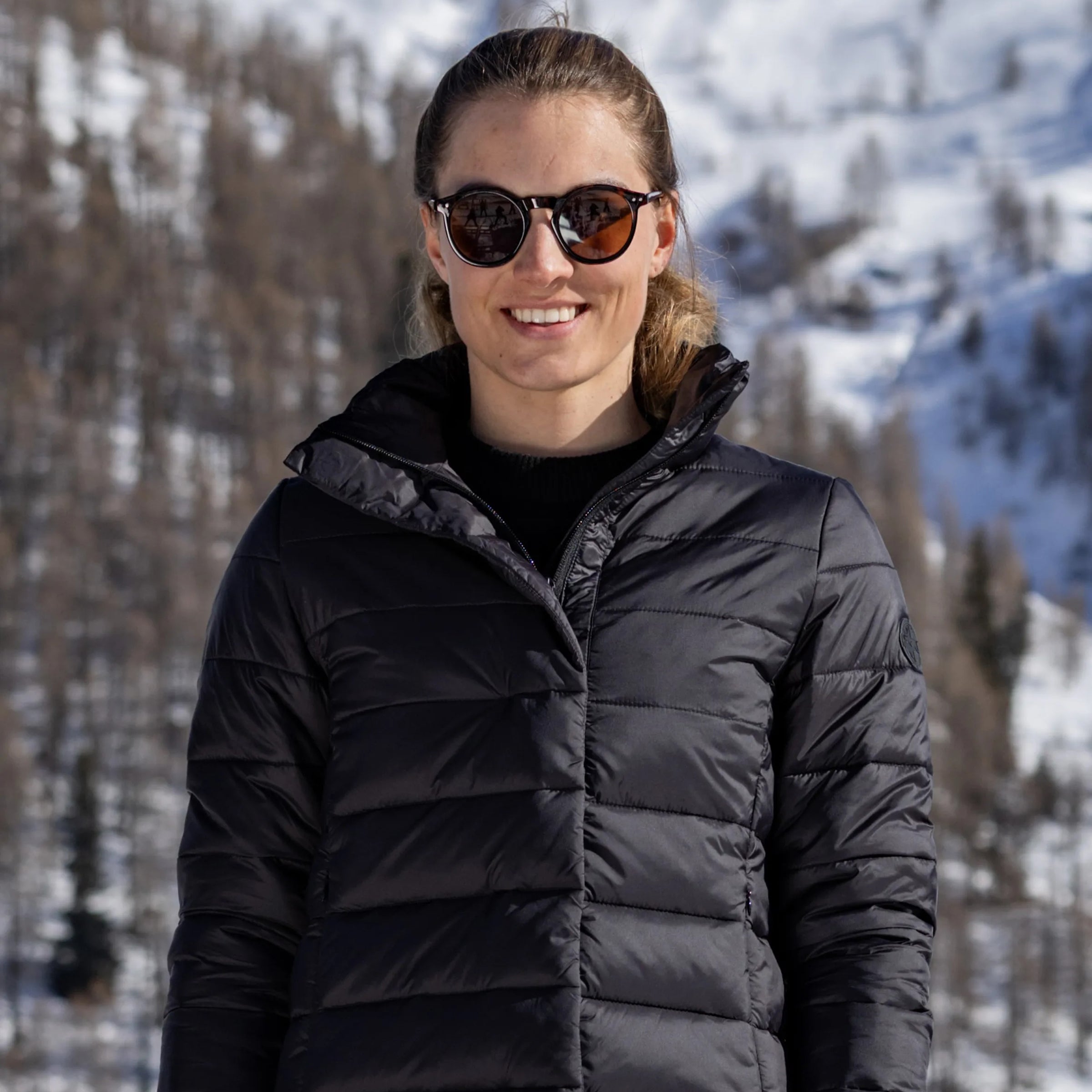 Frauen Jacke Thermo Clover black